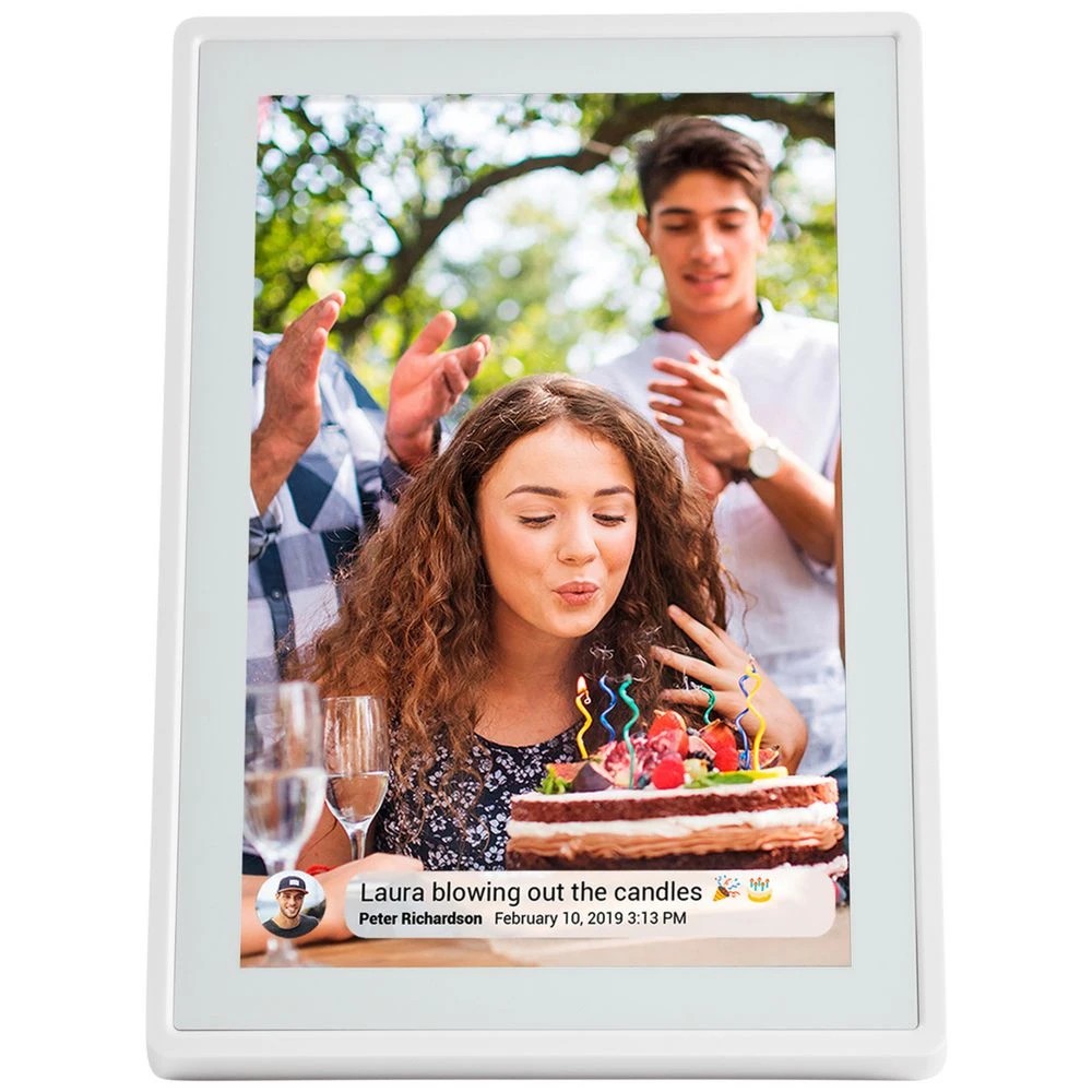 2 Jackson Frameo 10.1" Smart Photo Frame 16GB White, 2 of 4