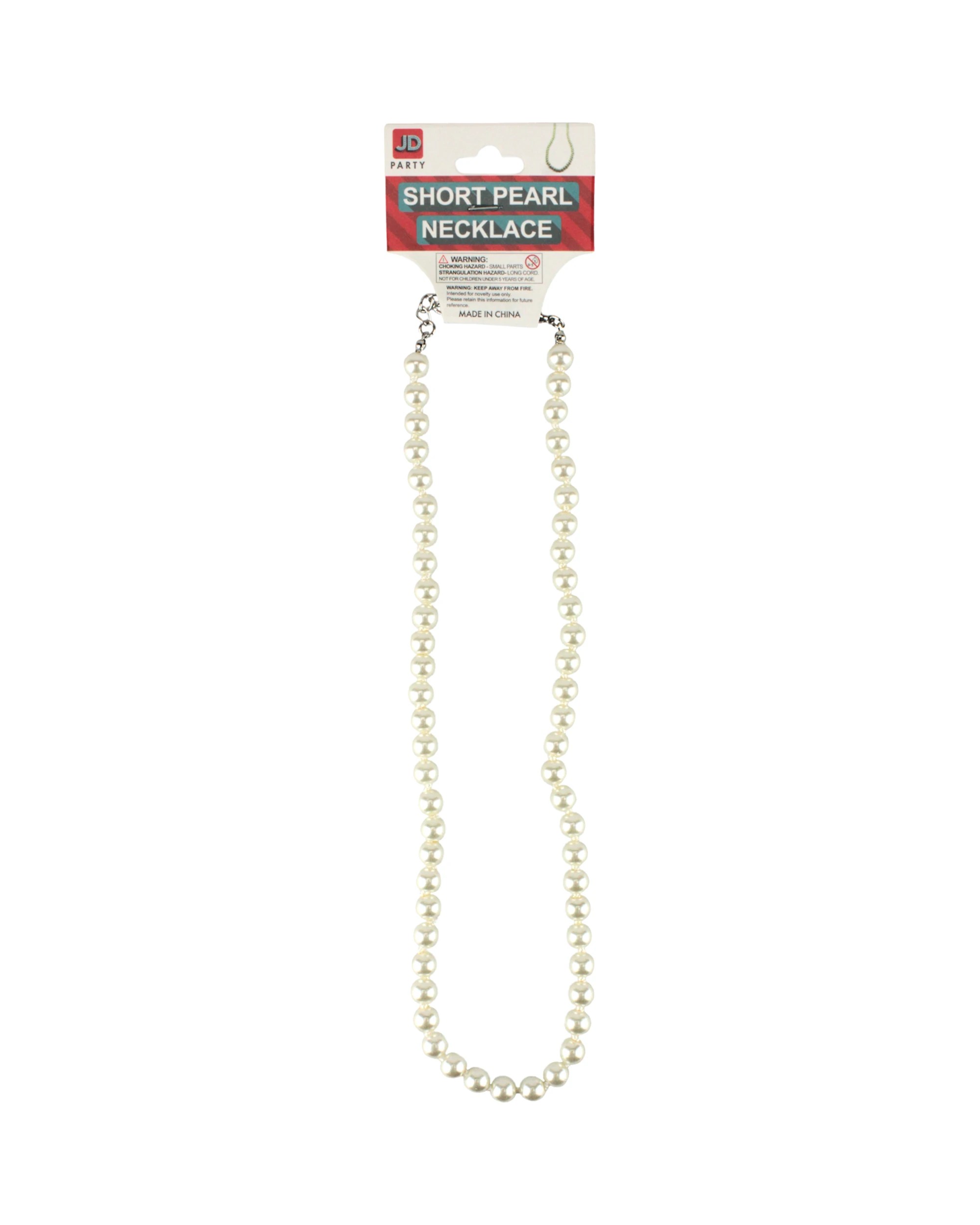 3 JD Party Pearl Beaded Necklace - One Size - White, 3 of 3