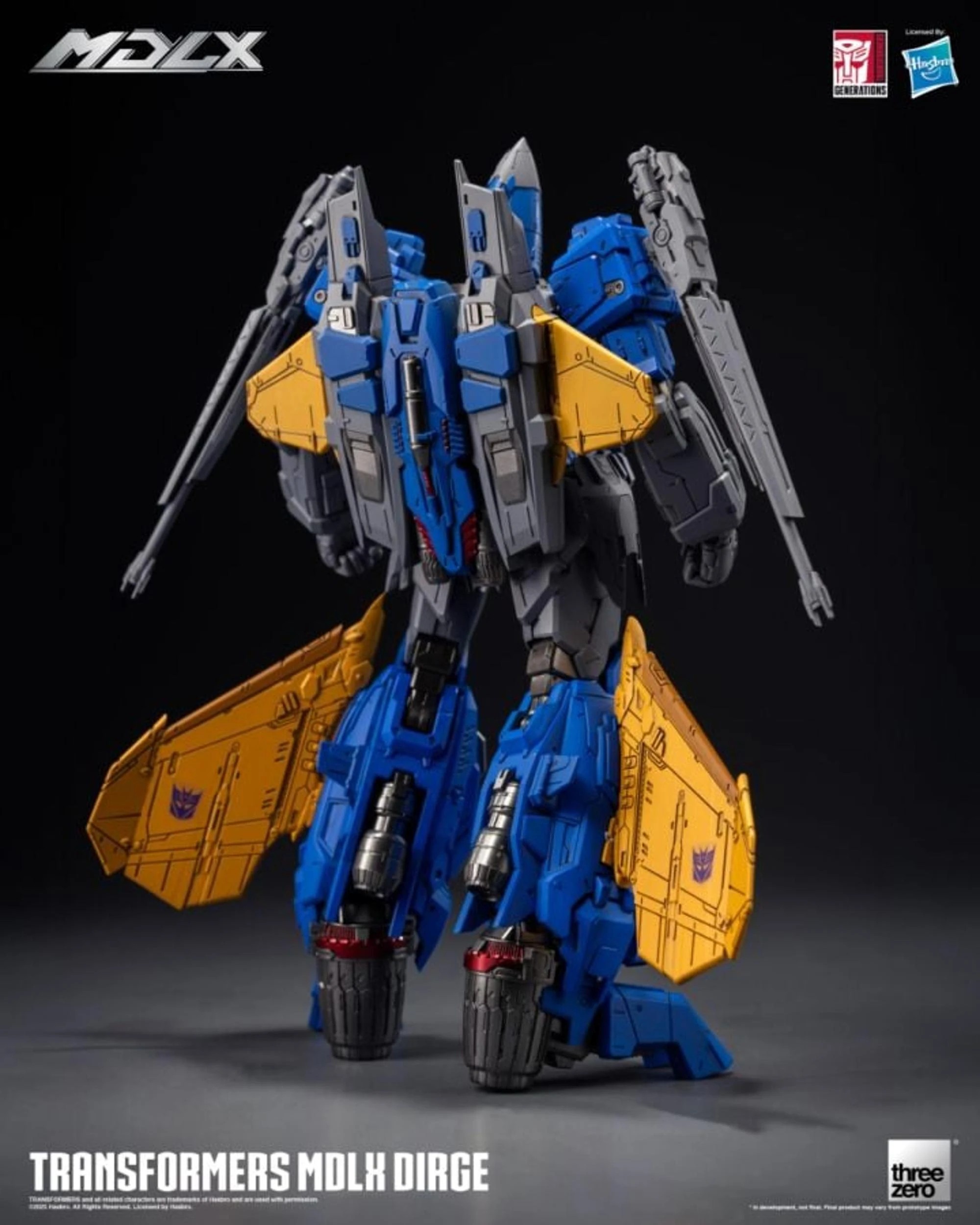 4 Threezero Transformers Dirge MDLX Collectable Action Figure, 4 of 9