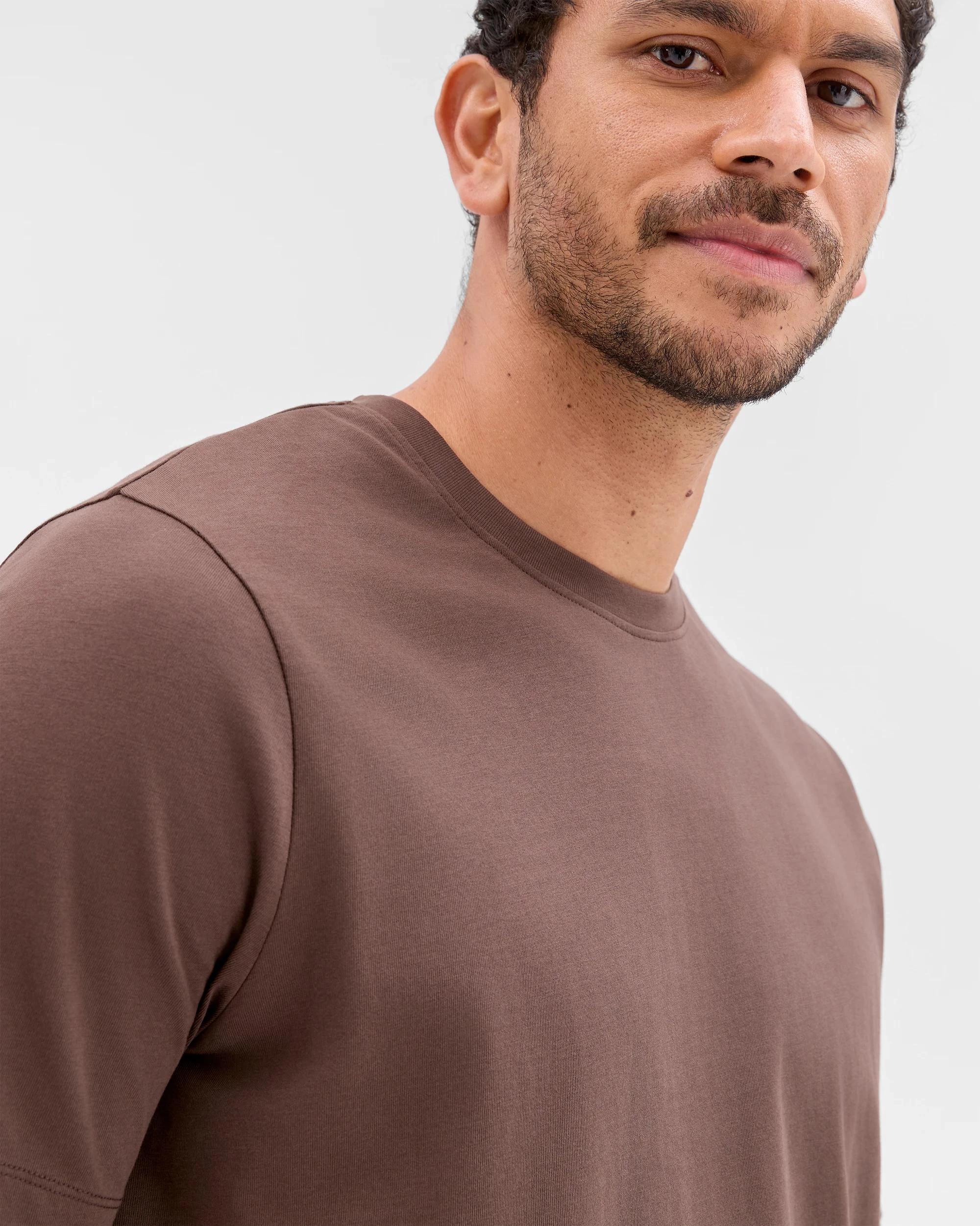 5 Target Australian Cotton T-Shirt CHOCOLATE, 5 of 5