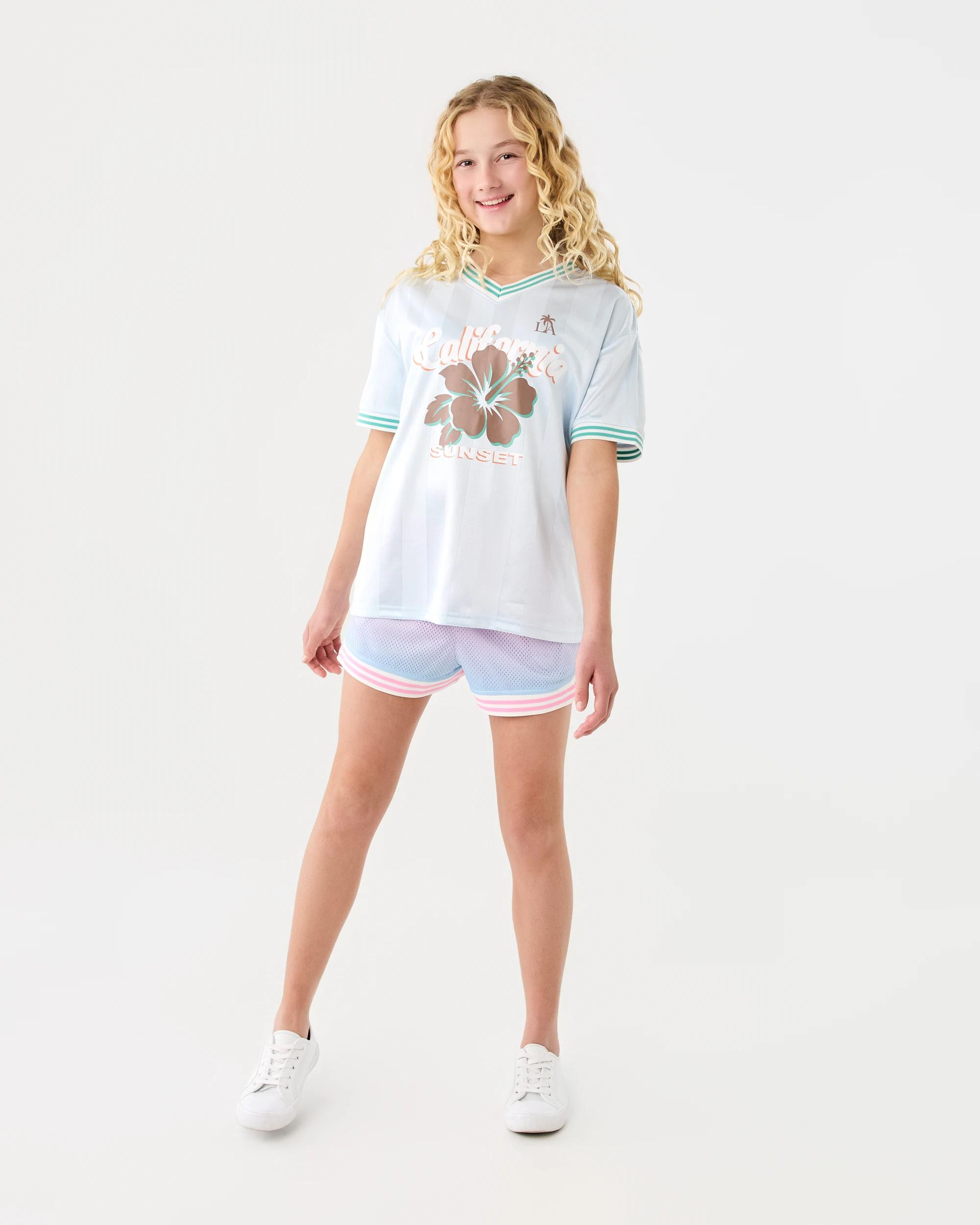 7 Mesh T-shirt Blu Flwr, 7 of 8