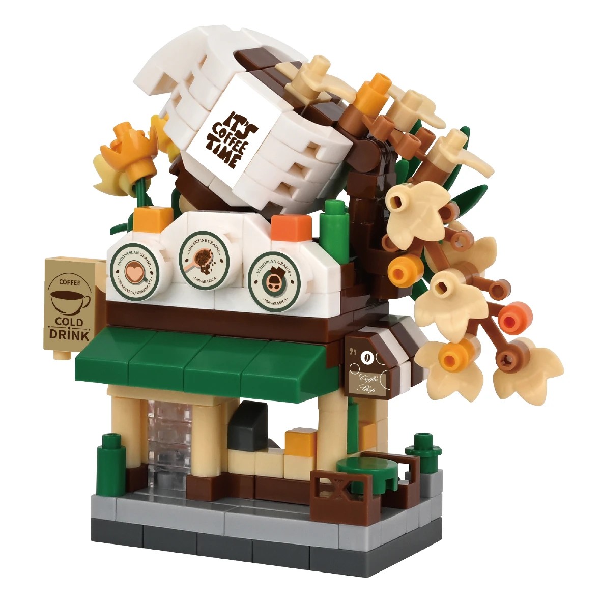 4 Mini Blocks Building Series: Mini Shop - Assorted, 4 of 6
