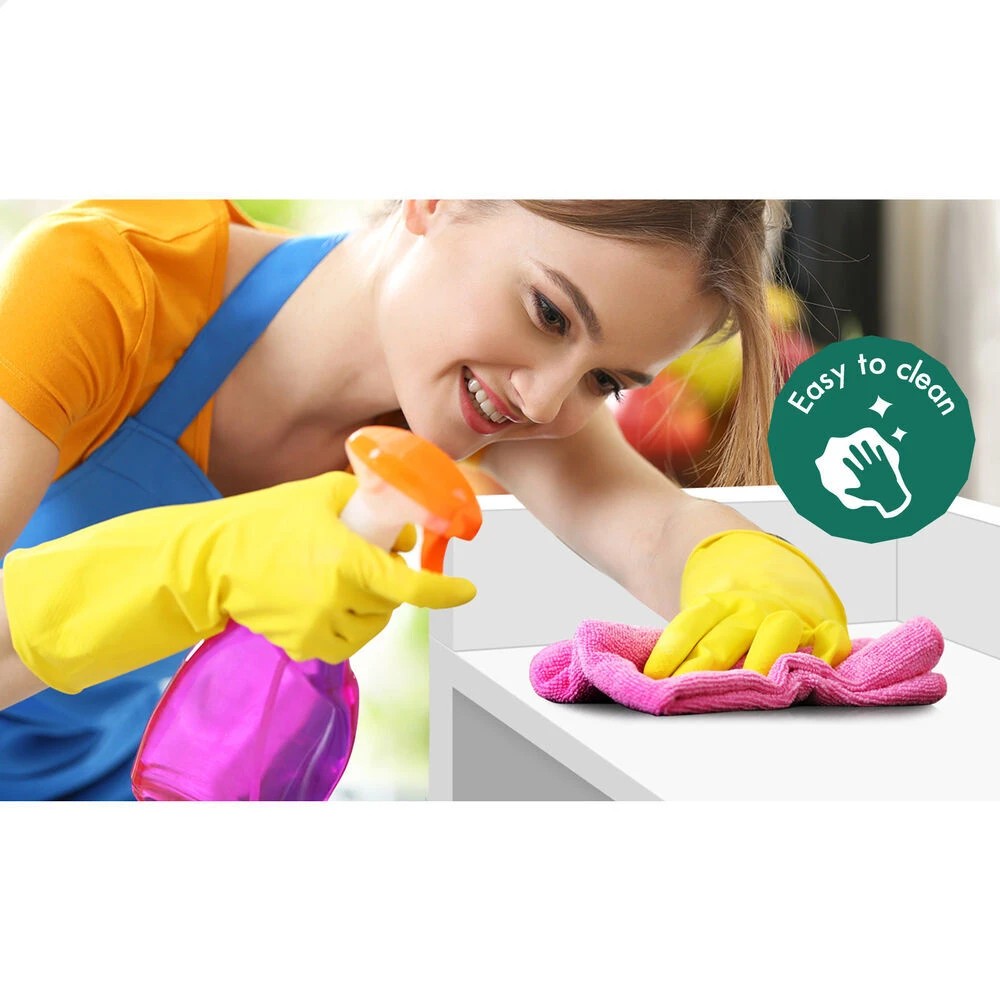 10 Alfordson Bedside Table Nightstand Storage Cabinet Side End 1 Drawer - White, 10 of 10