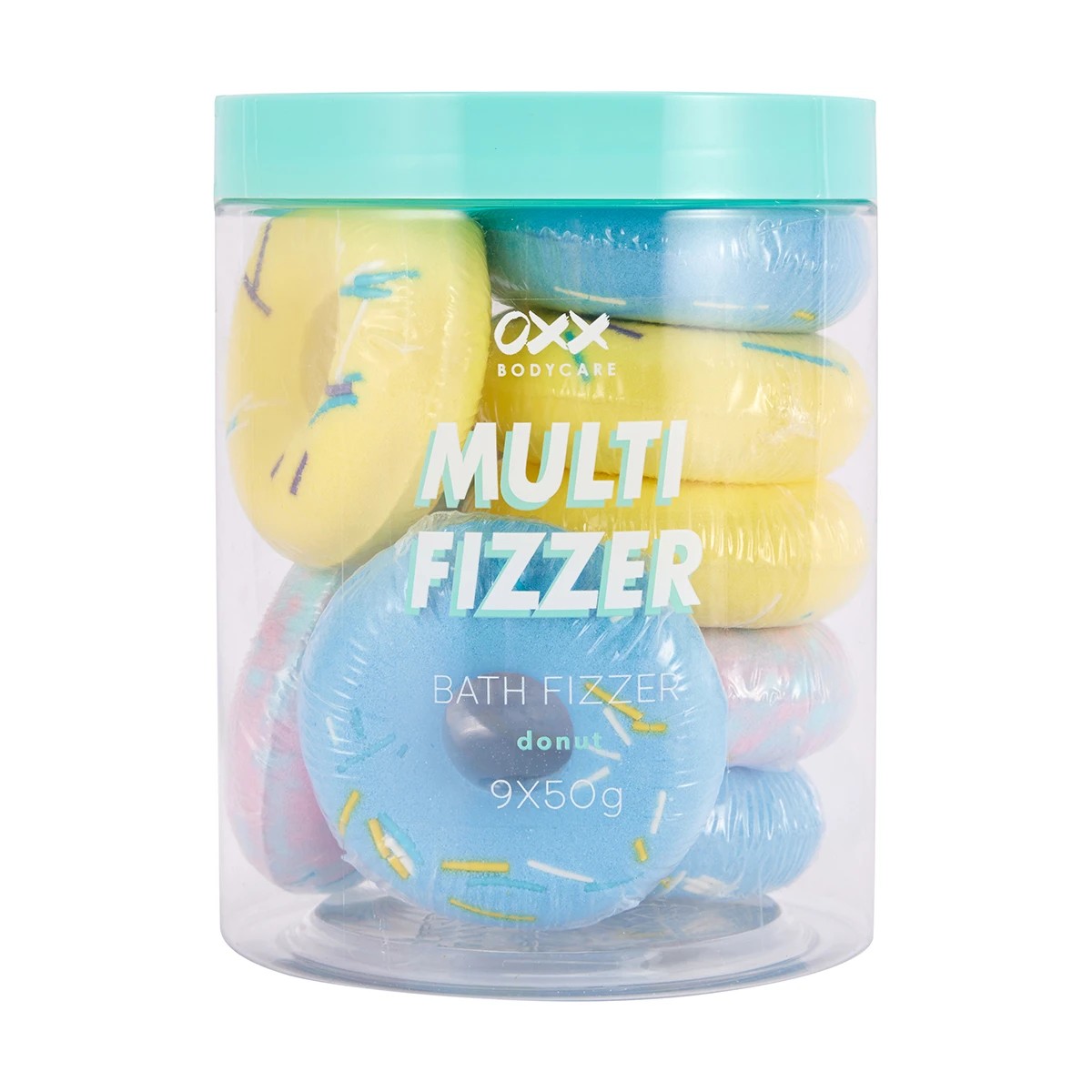 1 OXX Bodycare 9 Piece Multi Bath Fizzers - Donut, 1 of 7