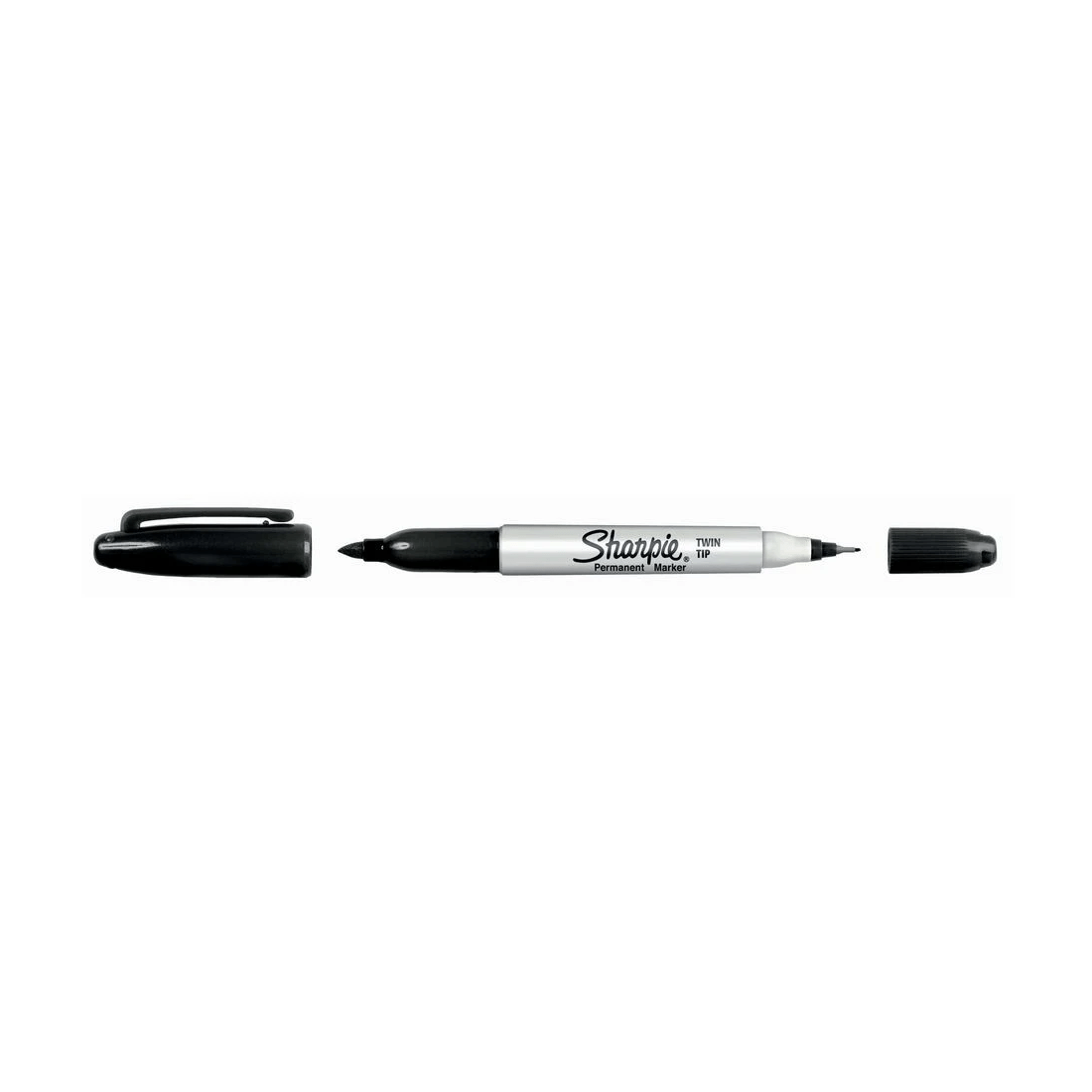 3 Sharpie Twin Tip Permanent Marker Black, 3 of 4