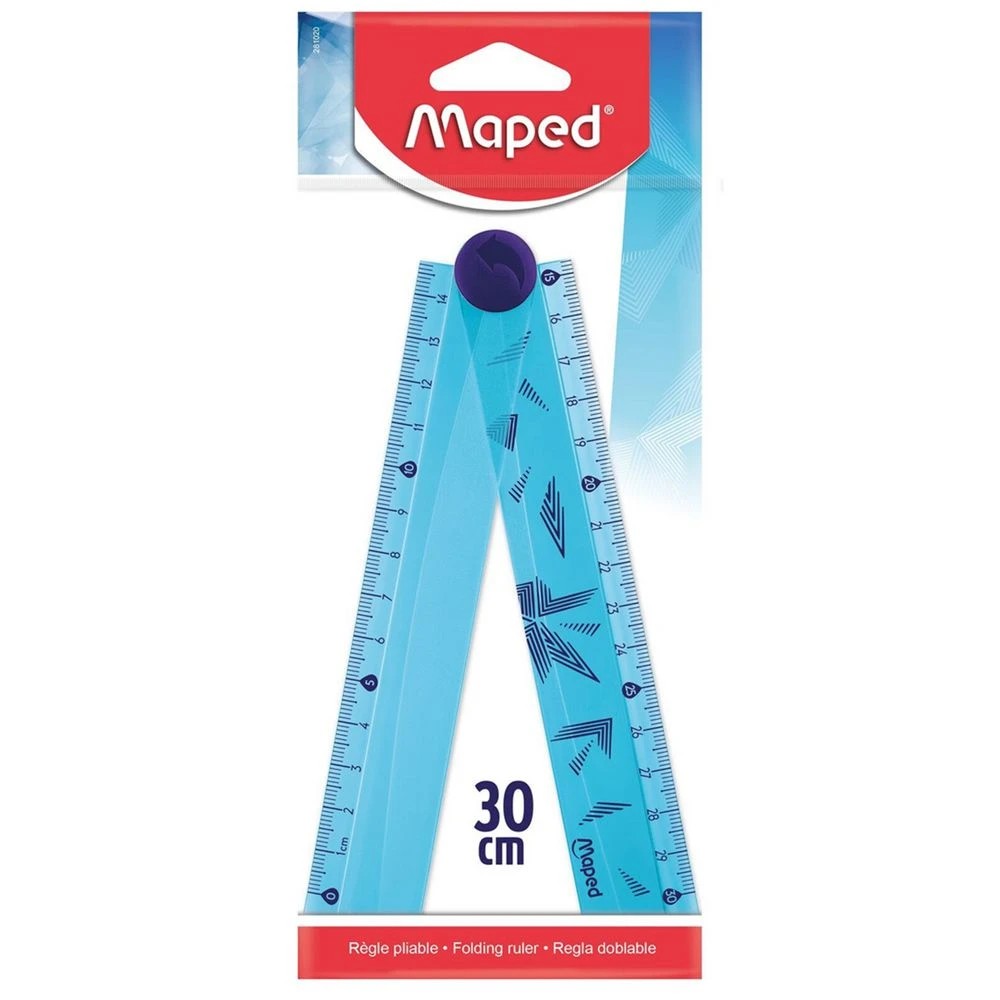 1 Maped Foldable Ruler Blue, 1 of 1