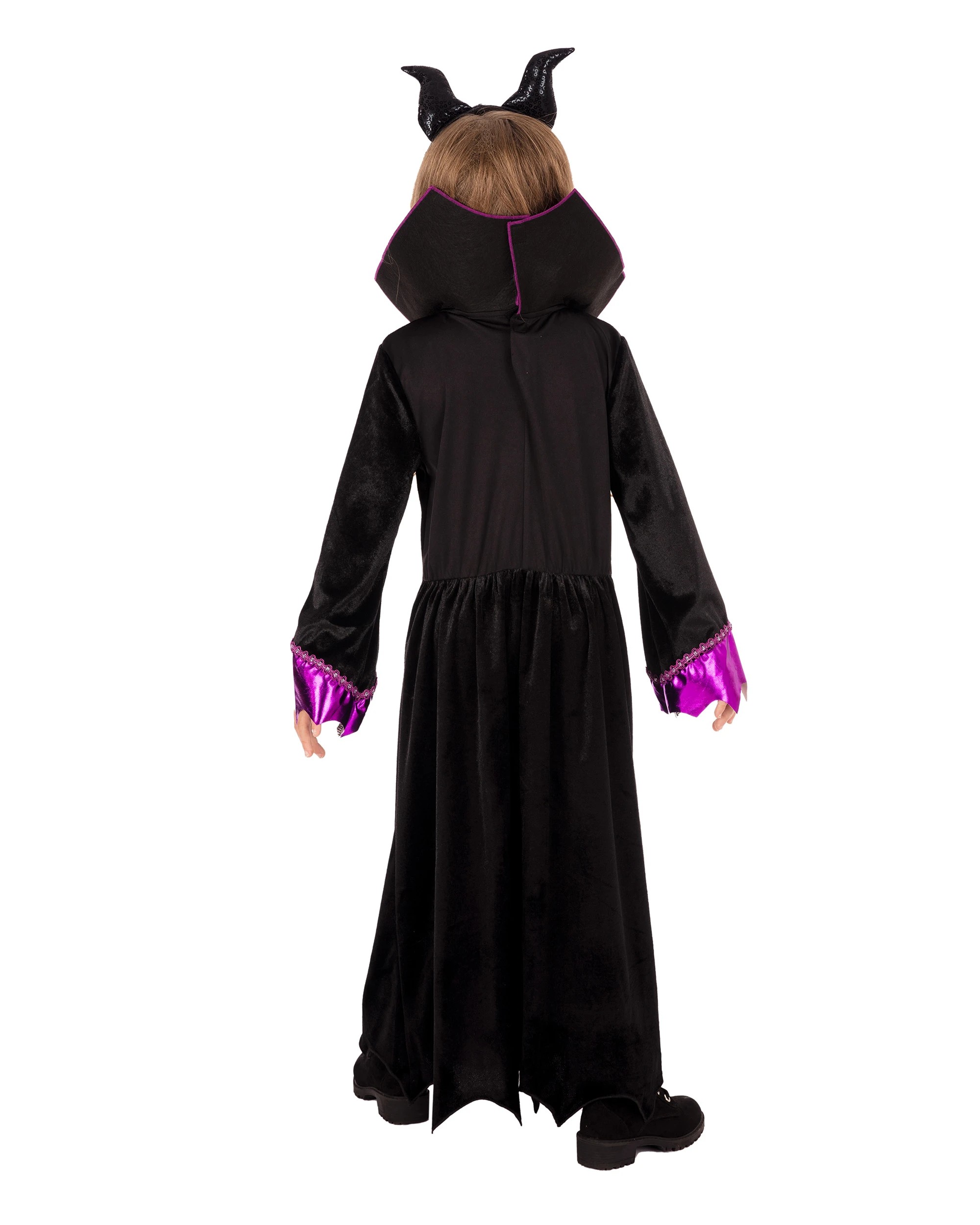 5 Disney Maleficent Deluxe Kids Costume Size 6-8yrs
 - Purple, 5 of 6