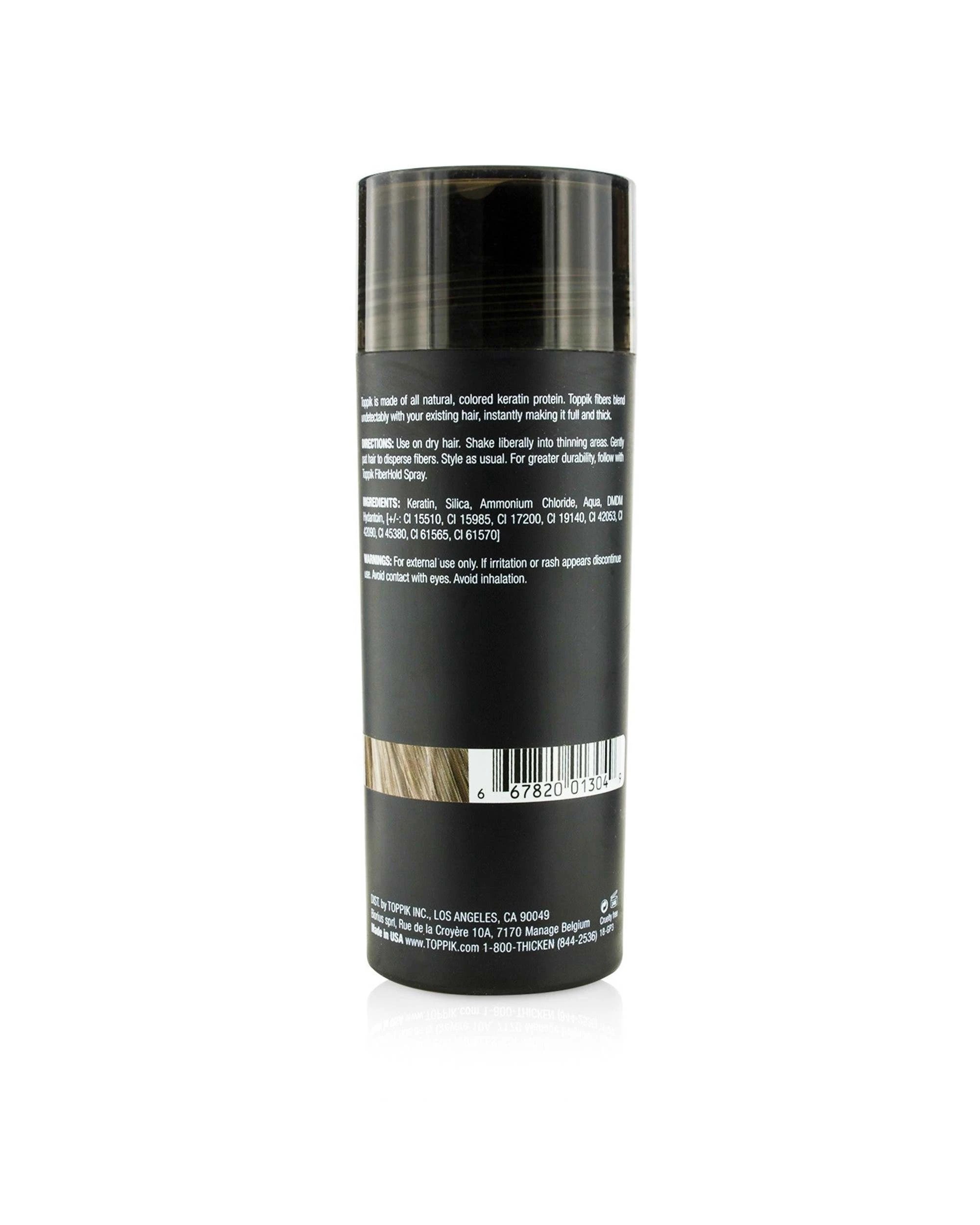 7 Toppik Hair Building Fibers - # Light Brown 27.5g/0.97oz, 7 of 7
