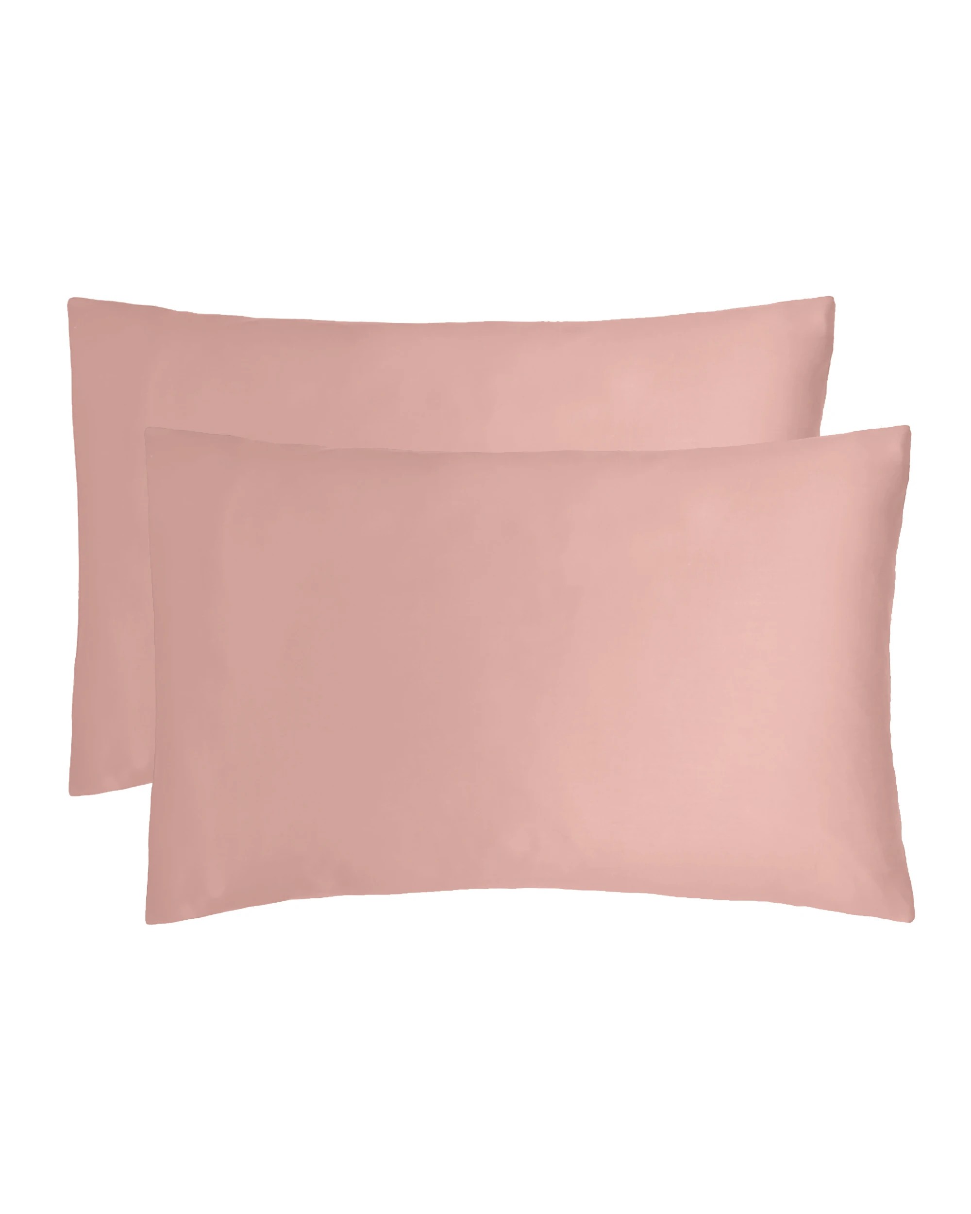 1 Bambury Bamboo Soft Satin Pillowcases Pack of Two Rose - Pink, 1 of 1