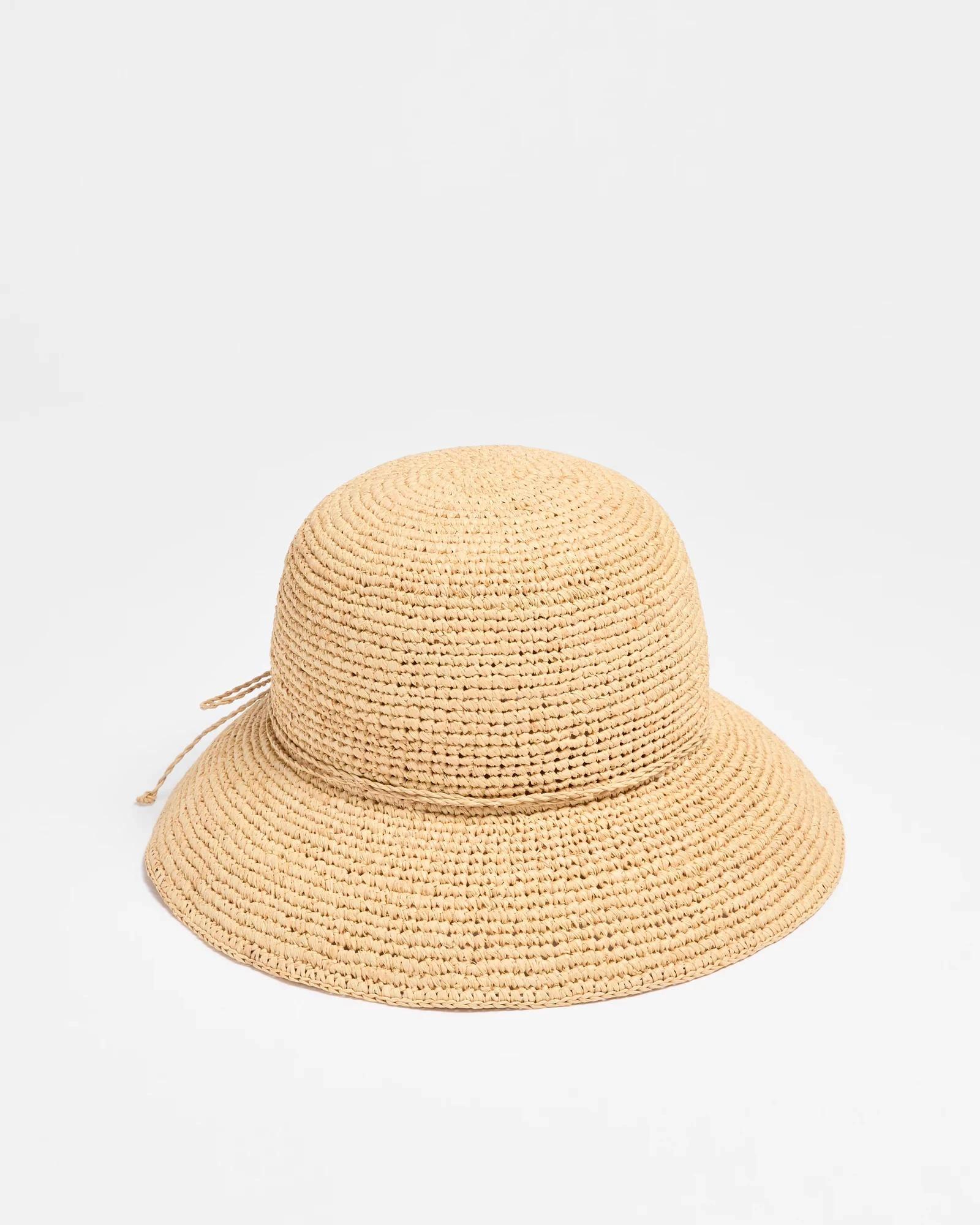 1 Target Packable Raffia Bucket Hat NEUTRAL, 1 of 3