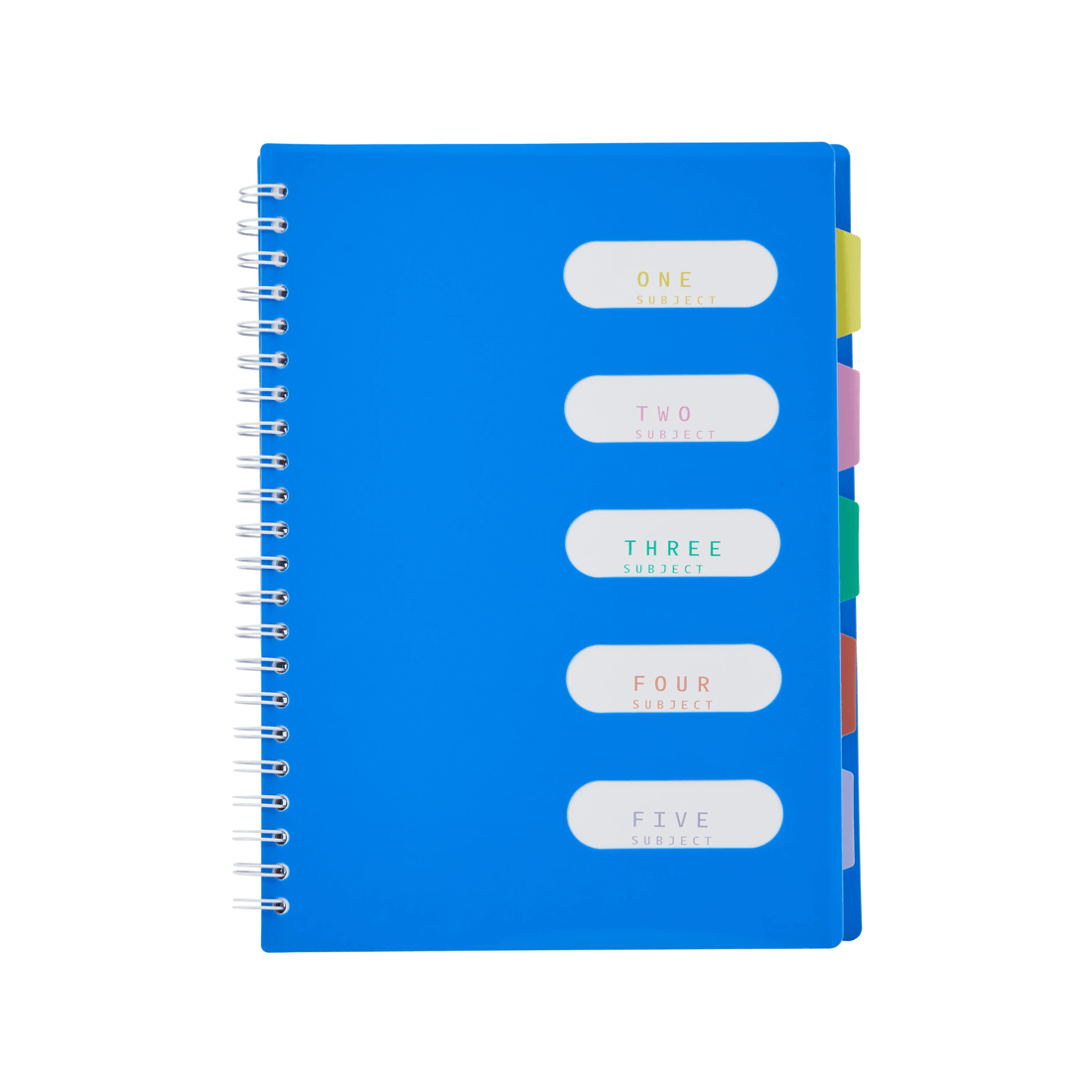 1 A4 Spiral 5 Subject Notebook, 1 of 4