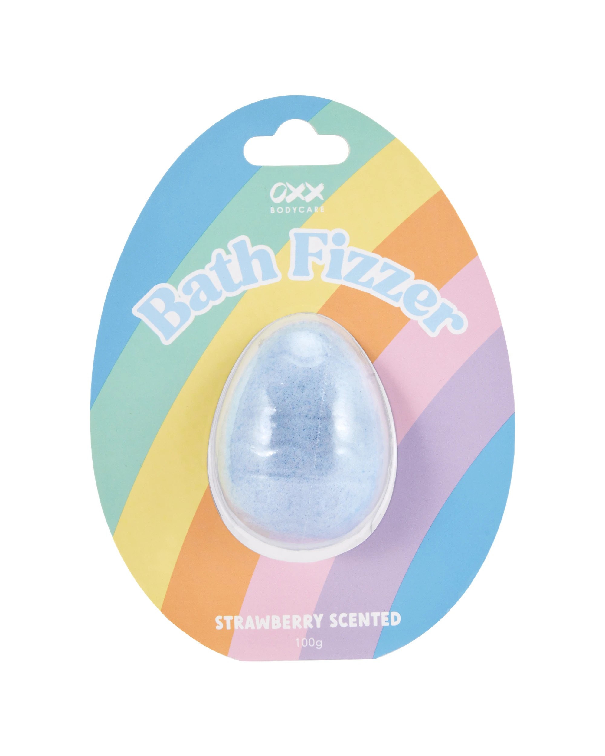 1 OXX Bodycare Bath Fizzer 100g - Strawberry Scented, 1 of 4