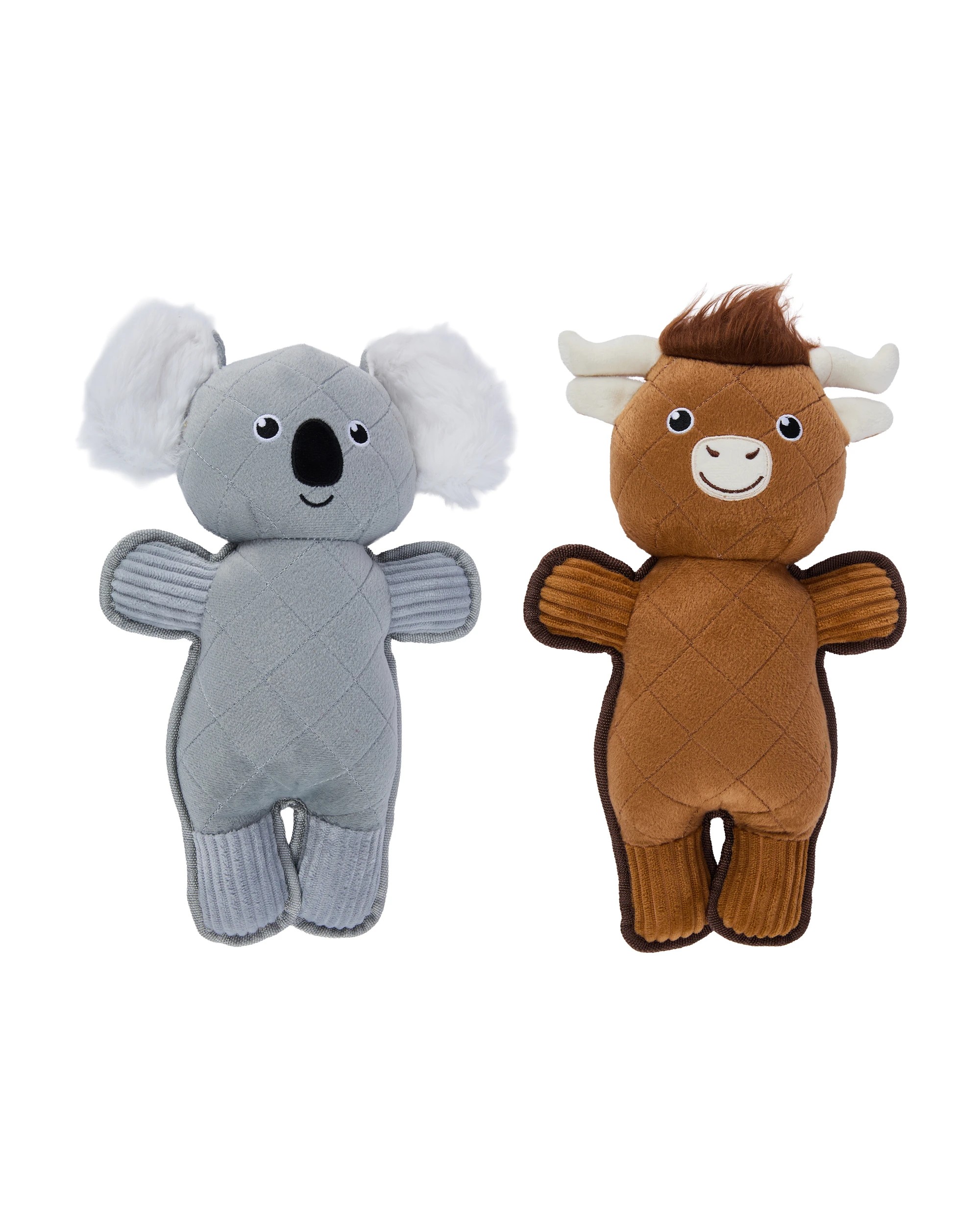 2 Pet Tough Toy Koala / Cow Toy - Assorted, 2 of 4