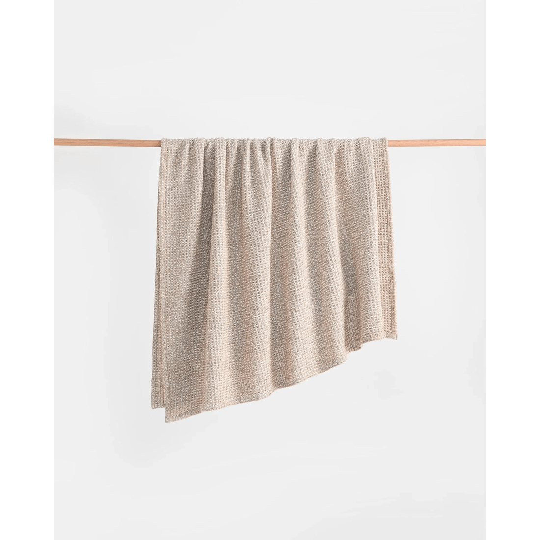 4 Target Yarn Dyed Waffle Blanket - Natural, 4 of 4