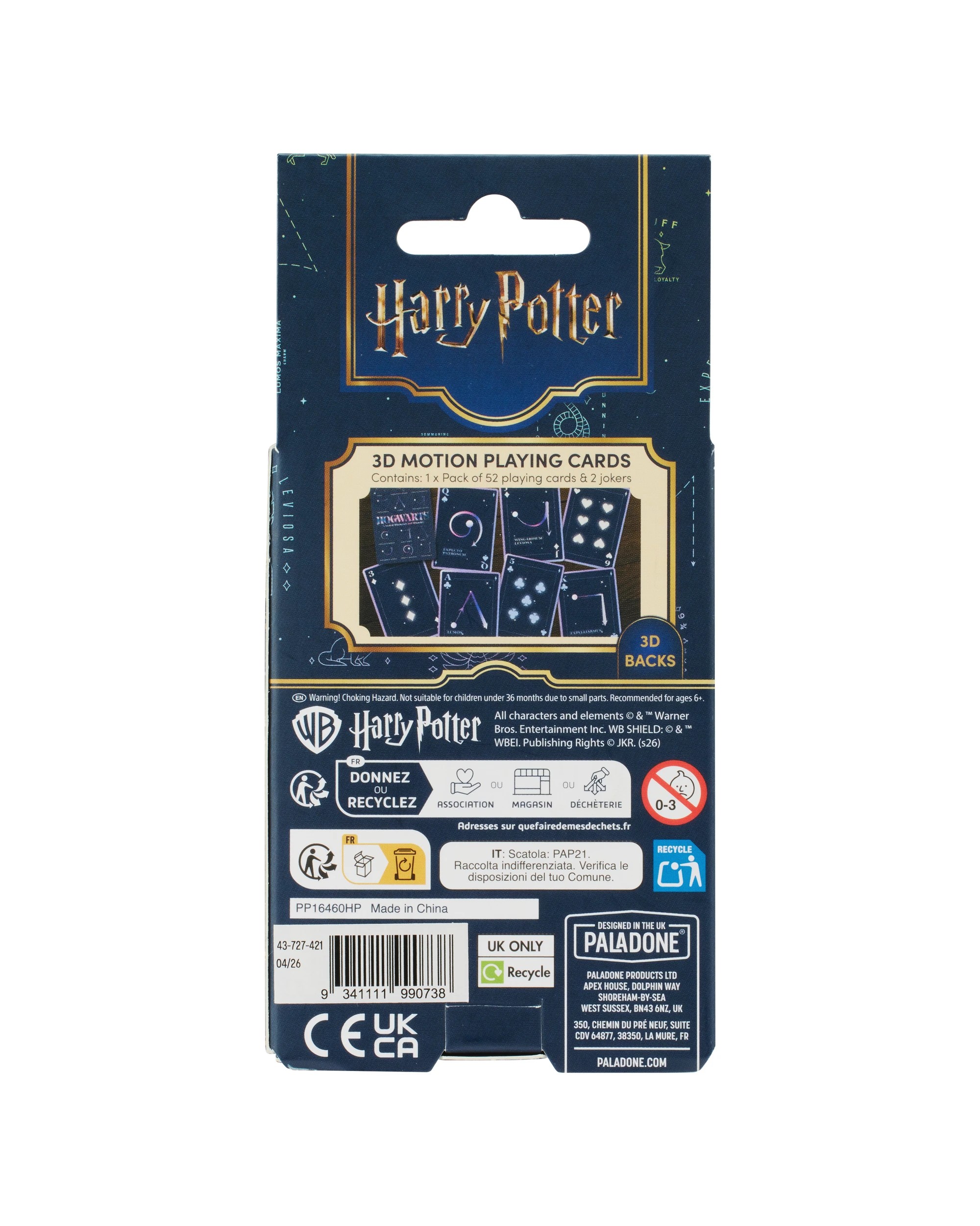 4 Harry Potter 3D Motion Playing Cards, 4 of 4