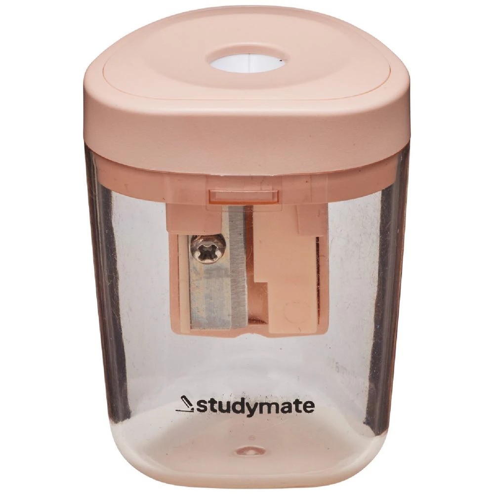 2 Studymate Barrel 1 Hole Sharpener Pink, 2 of 2