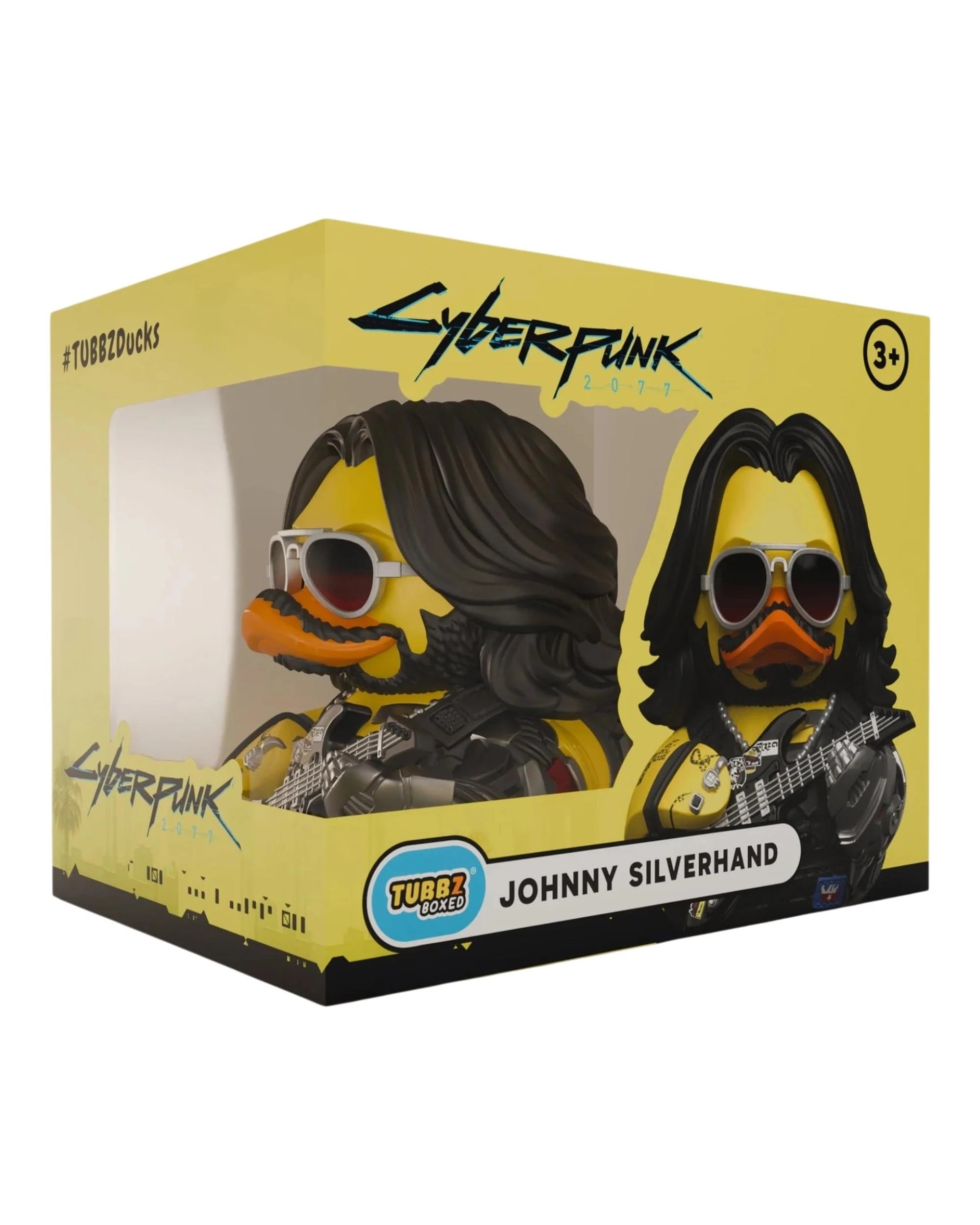 1 TUBBZ Cyberpunk Johnny Silverhand Boxed Edition Cosplaying Duck Figure, 1 of 7