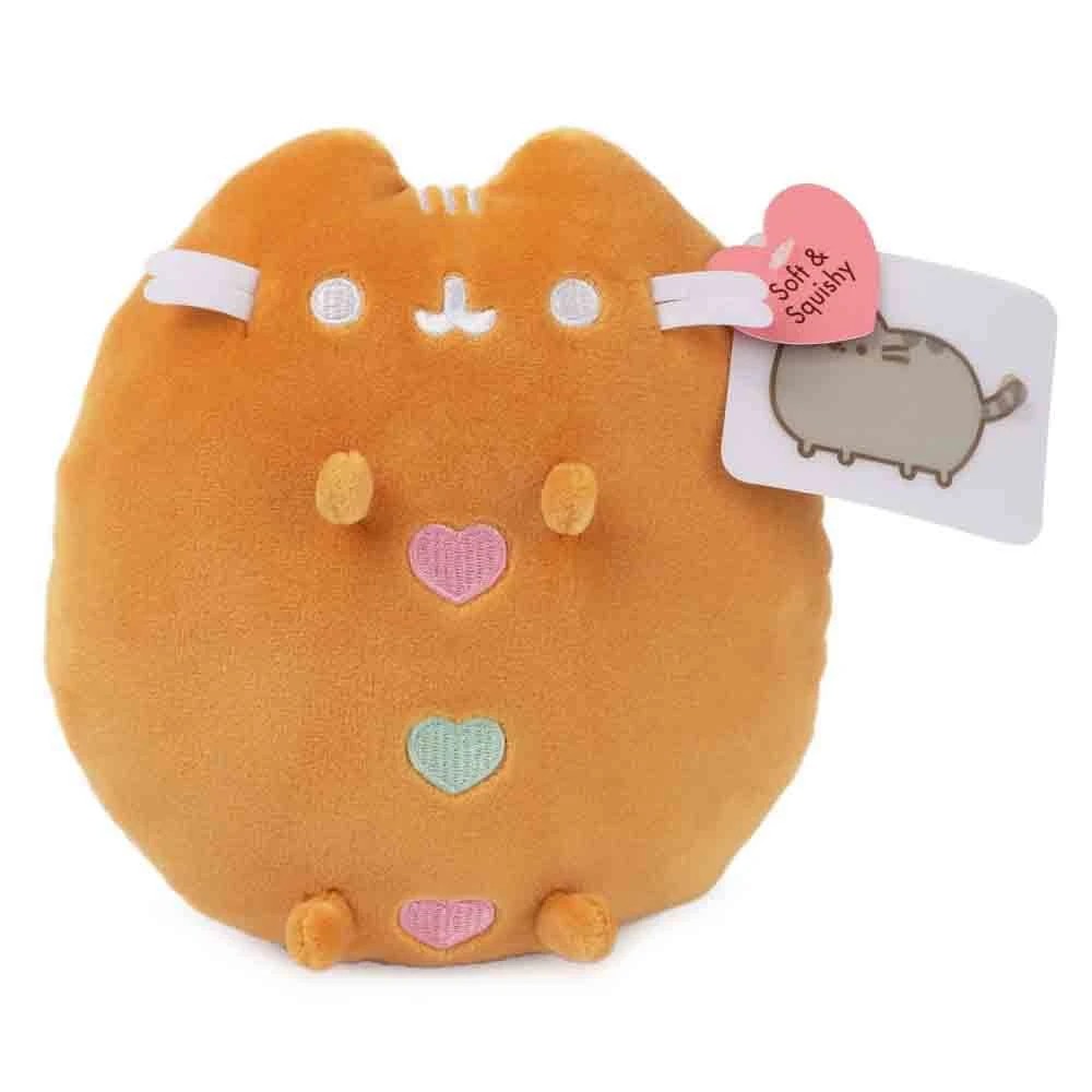 2 Pusheen - Holiday Squisheen, 'Gingerbread' Plush, Orange, 15cm (Height) - Orange, 2 of 5