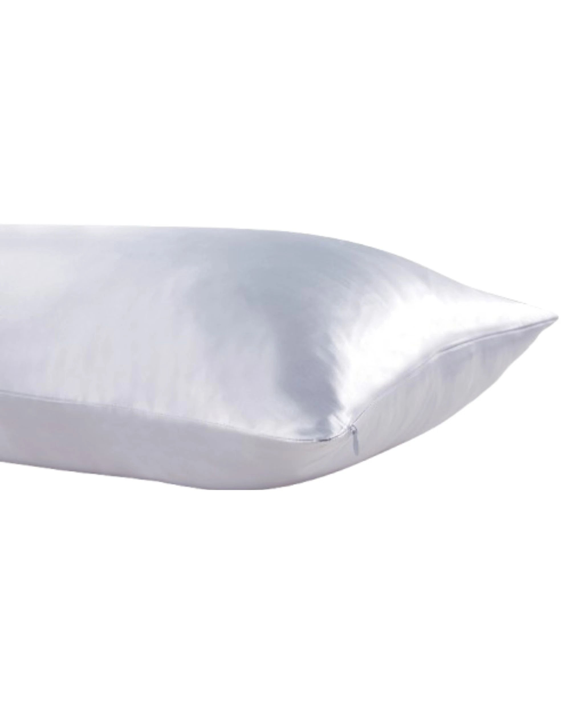 2 Gioia Casa Mulberry Silk Pillowcase Soft Hypoallergenic - Silver, 2 of 4