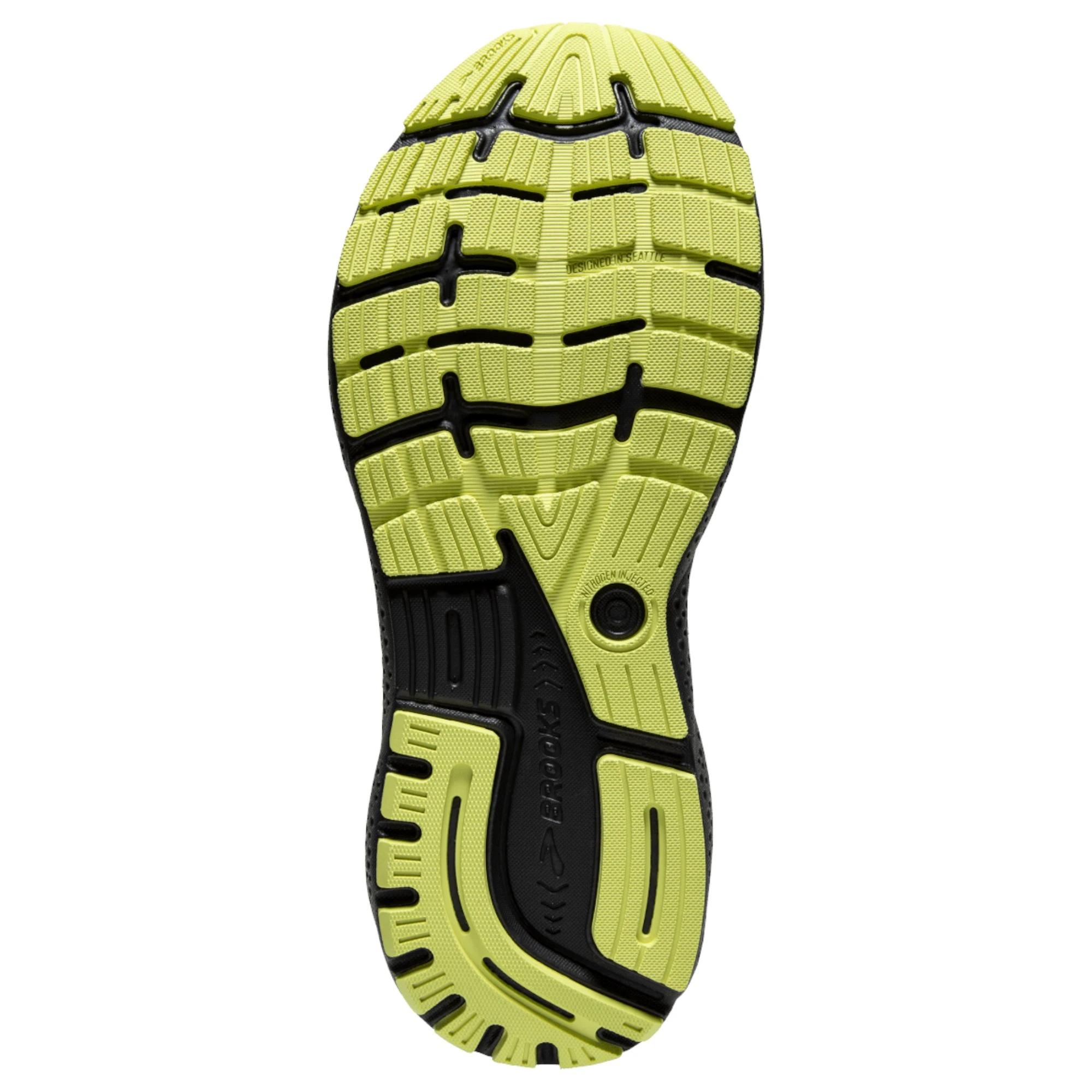 5 Brooks Mens Ghost 16 Athletic Running Shoes PRIMER/GREY/LIME, 5 of 7