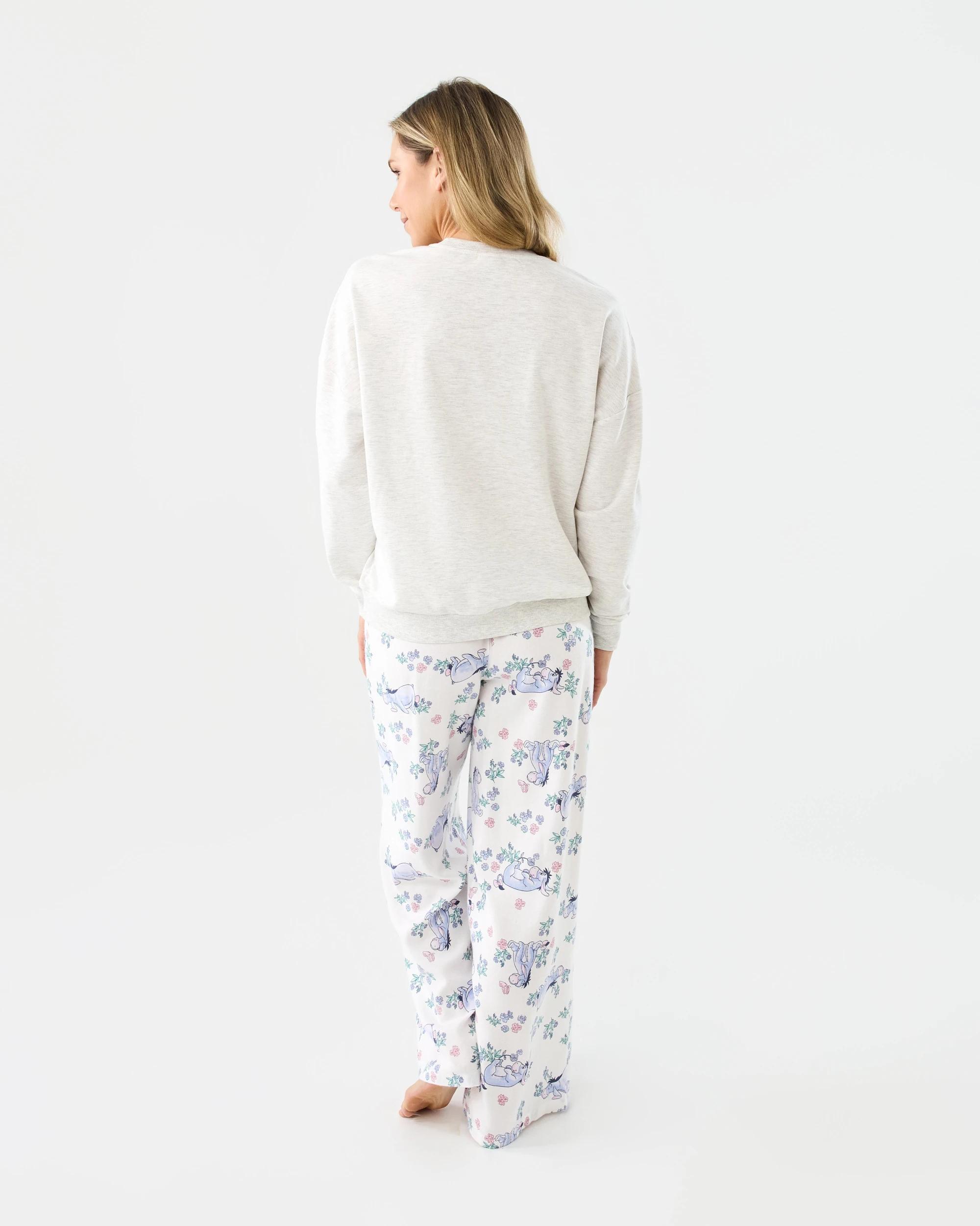 3 Eeyore License Sweatshirt and Flannel Pants Pyjama Set Eeyore Frl, 3 of 8