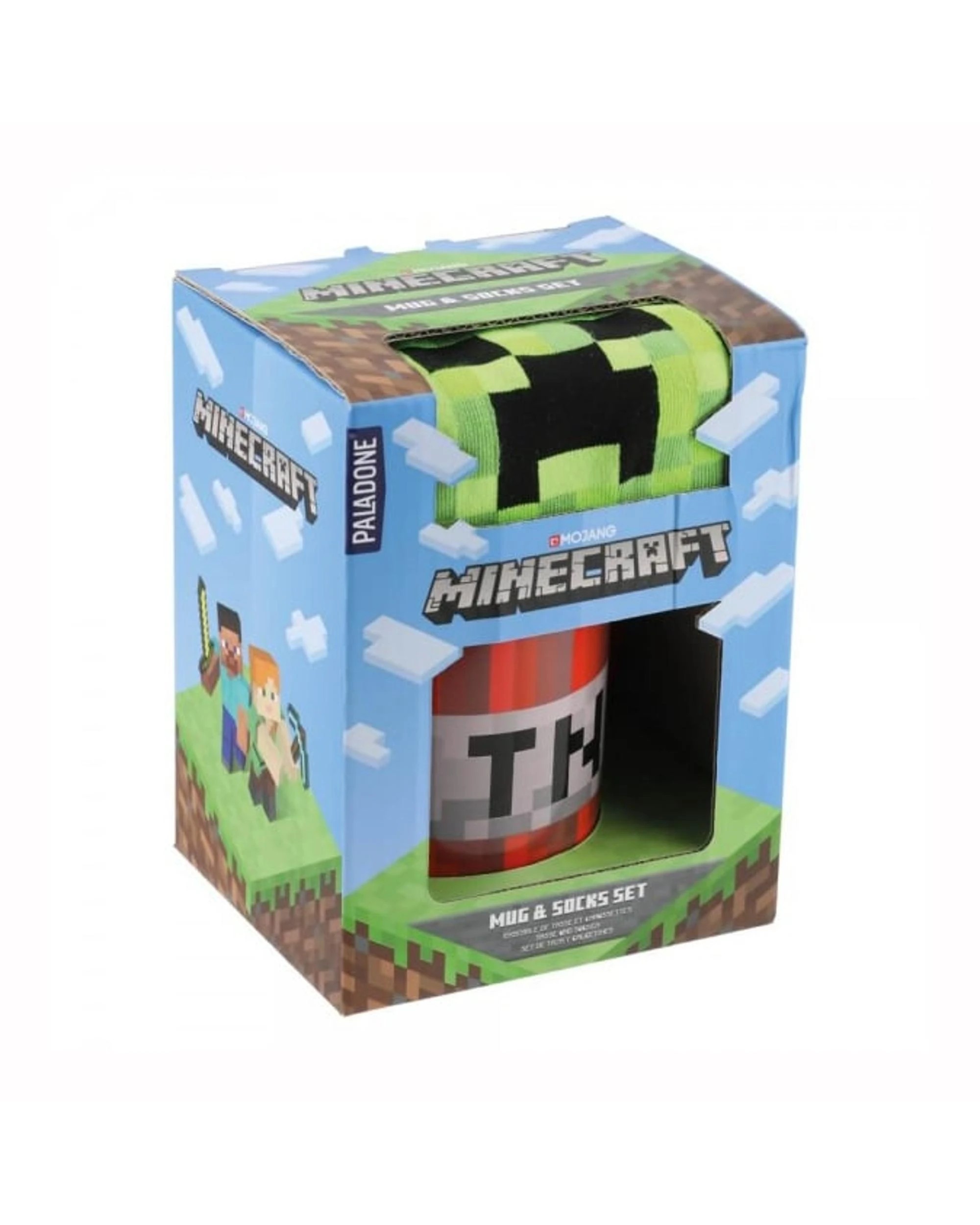 1 Minecraft Creeper Mug and Socks Set, 1 of 4