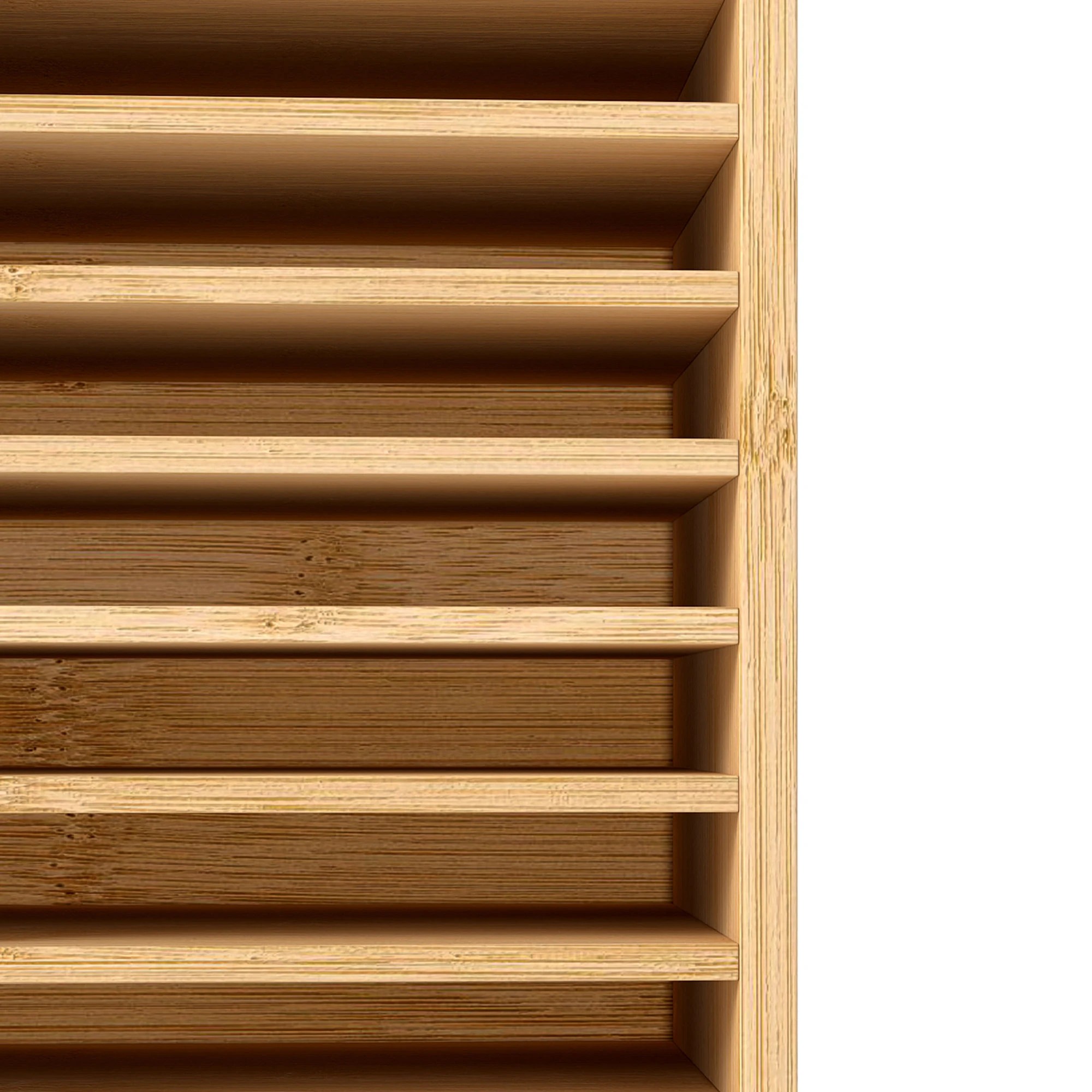 5 Levede Bamboo Marker Organiser - Natural, 5 of 9