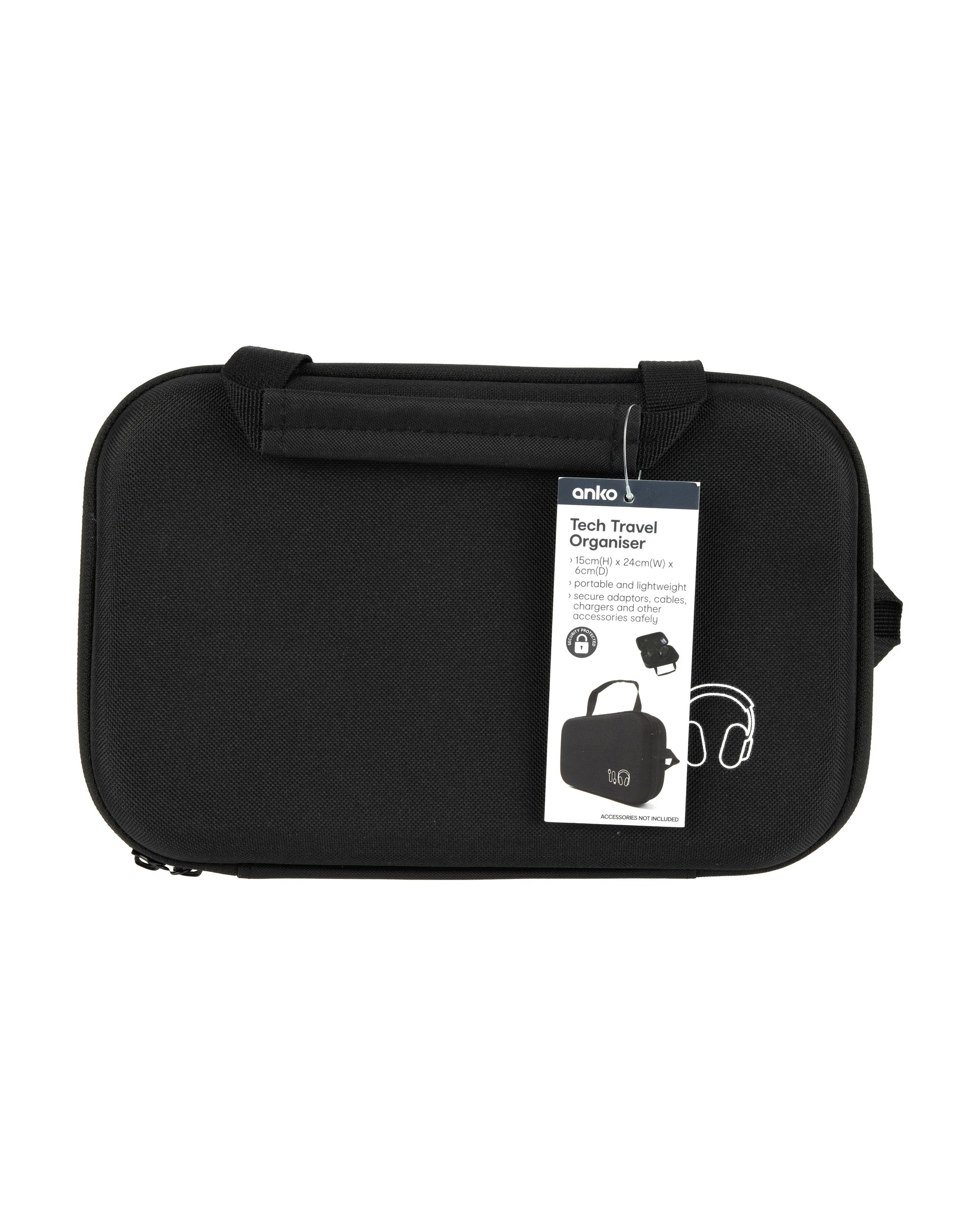 8 Tech Travel Organiser - Black, 8 of 8