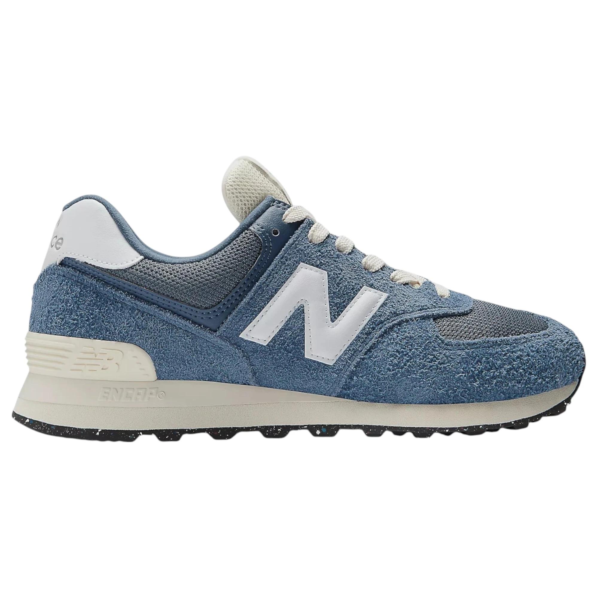 1 New Balance Mens 574 Vintage Indigo Blue Athletic Shoes INDIGO BLUE, 1 of 6