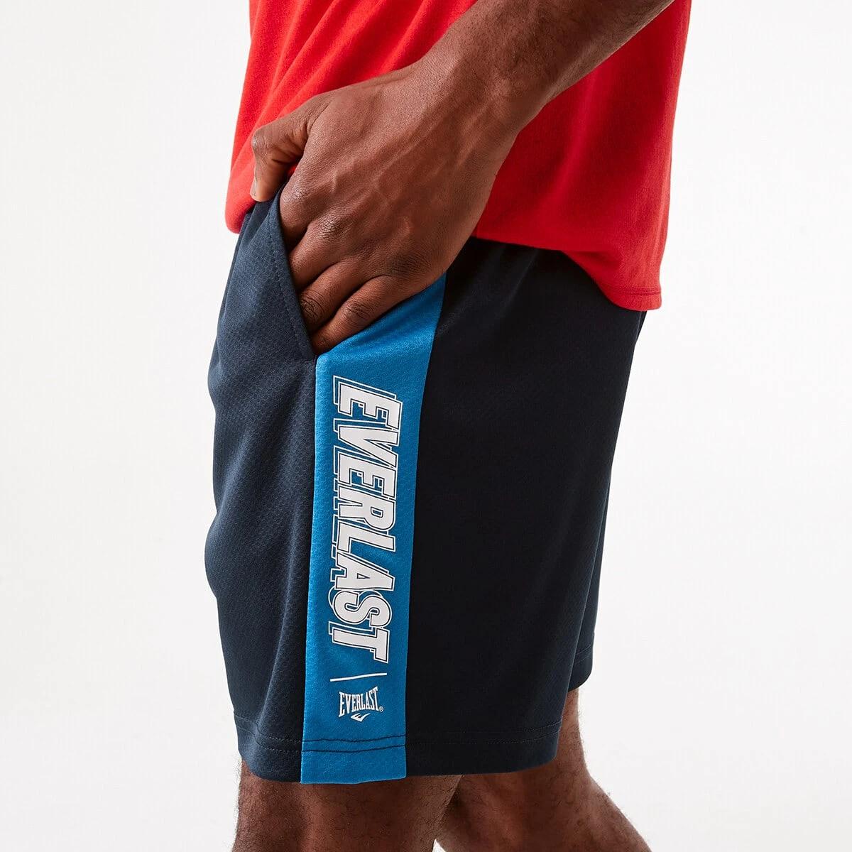 1 Everlast Mens Mesh Panelled Shorts Indigo, 1 of 7