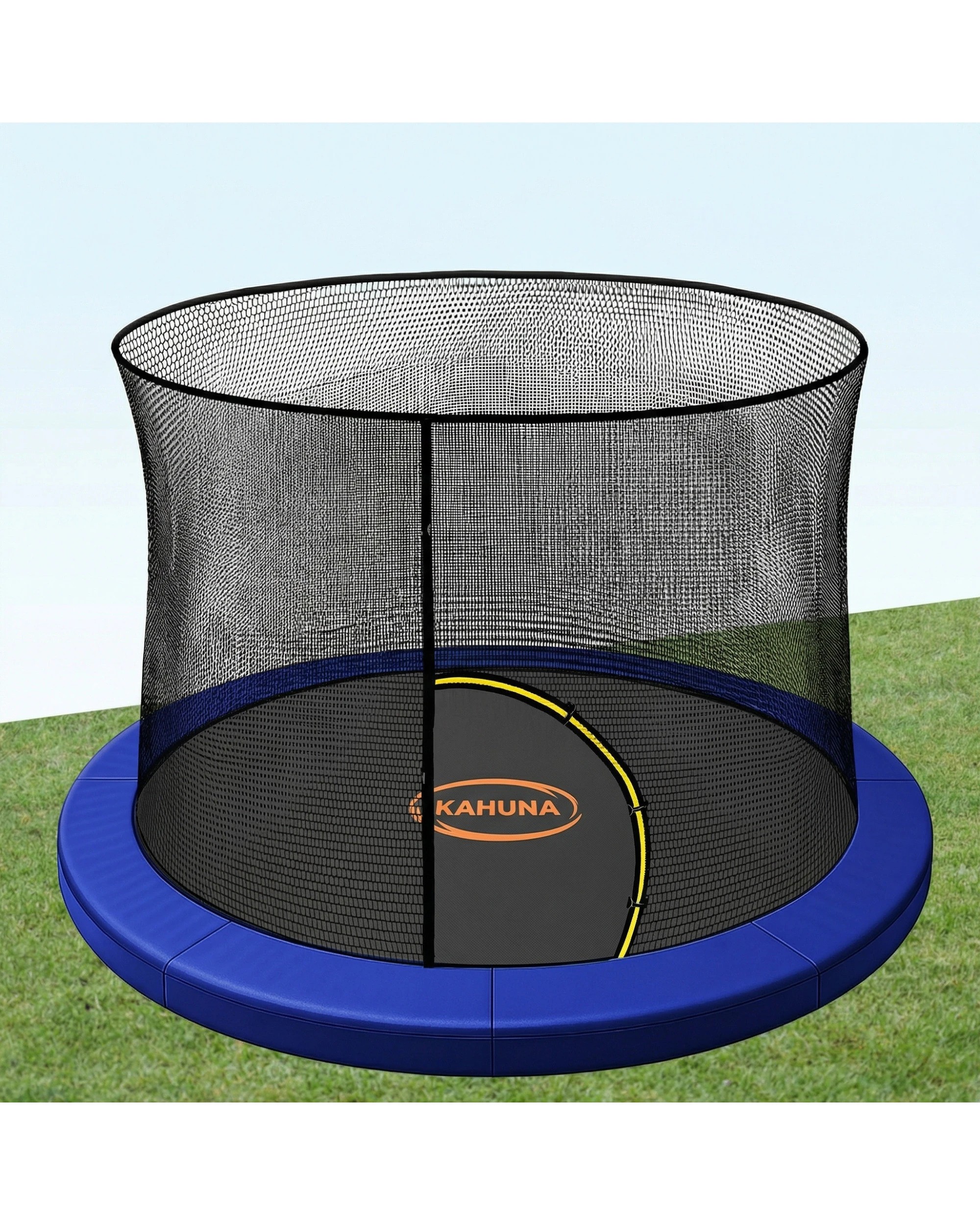 7 Kahuna 16ft 12 Pole Trampoline Replacement Safety Pad and Inner Net Outdoor Enclosure Netting - Blue, 7 of 7