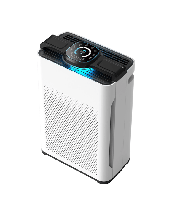 MyGenie Pure Max Air Purifier, 5-Stage HEPA & Carbon, 100m² Coverage - White