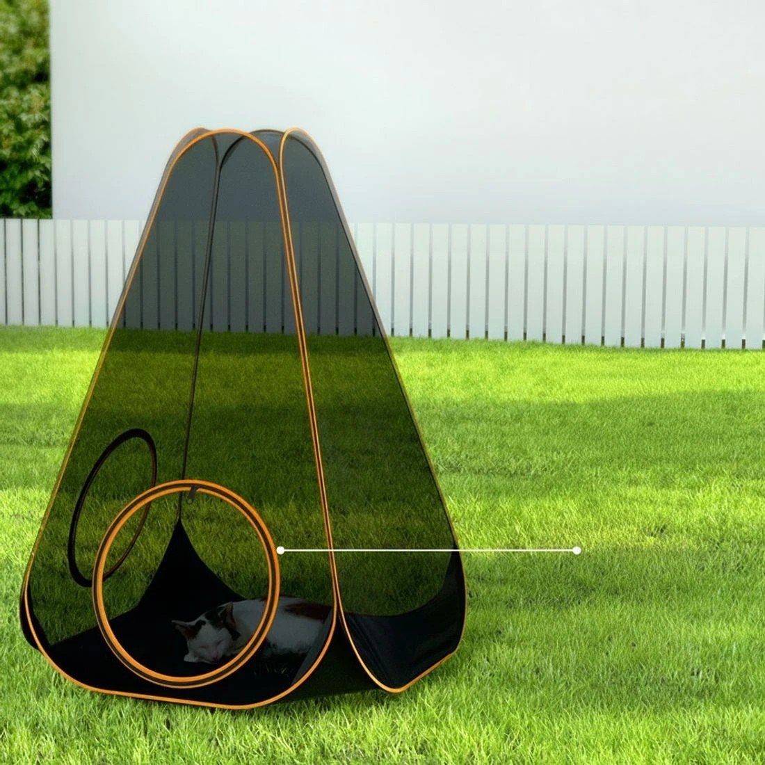 6 i.Pet Pet Playpen Cat House 6 IN 1 Tent Tunnel Dog Cage Puppy Rabbit Play Portable - Black, 6 of 6