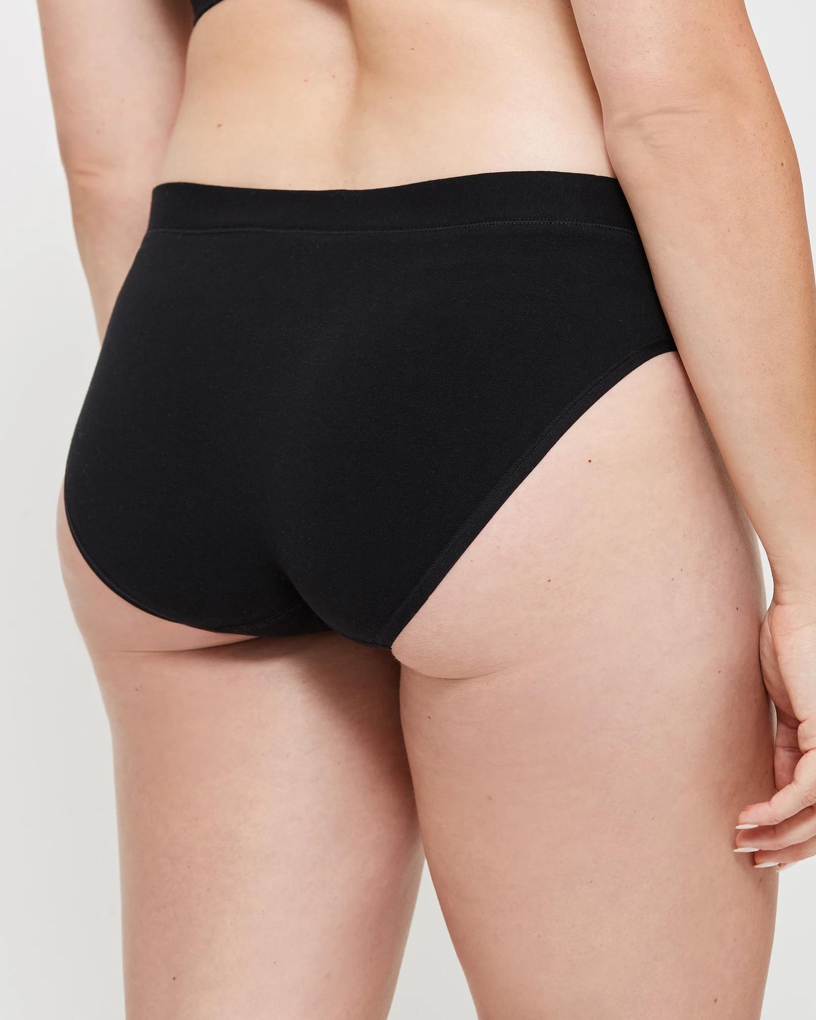 3 Target Maternity Underbelly Briefs BLACK, 3 of 3