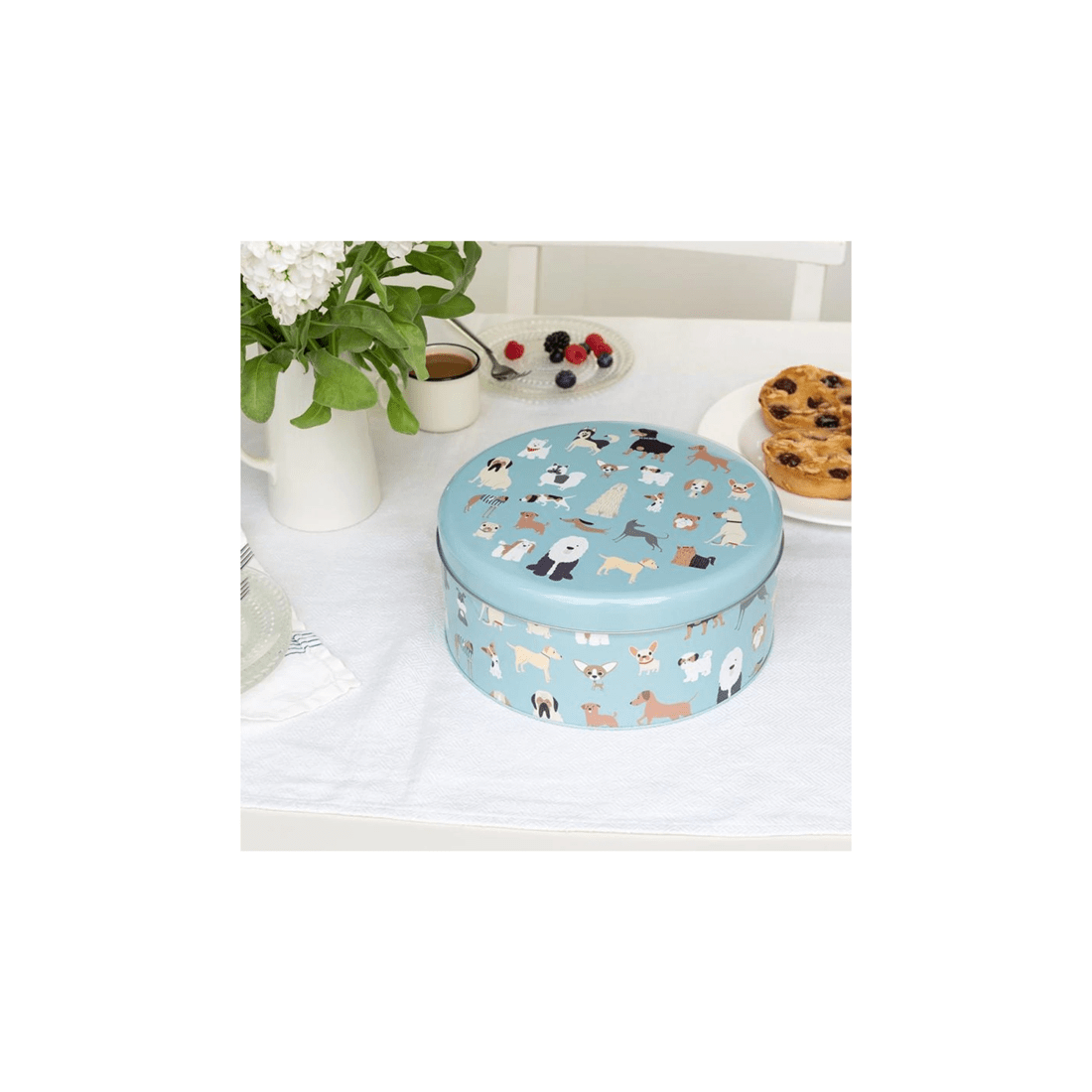 4 Rex London Cake Tin Kitchen Storage Round 24cm - Best In Show 2PK Metal
 - multi, 4 of 4