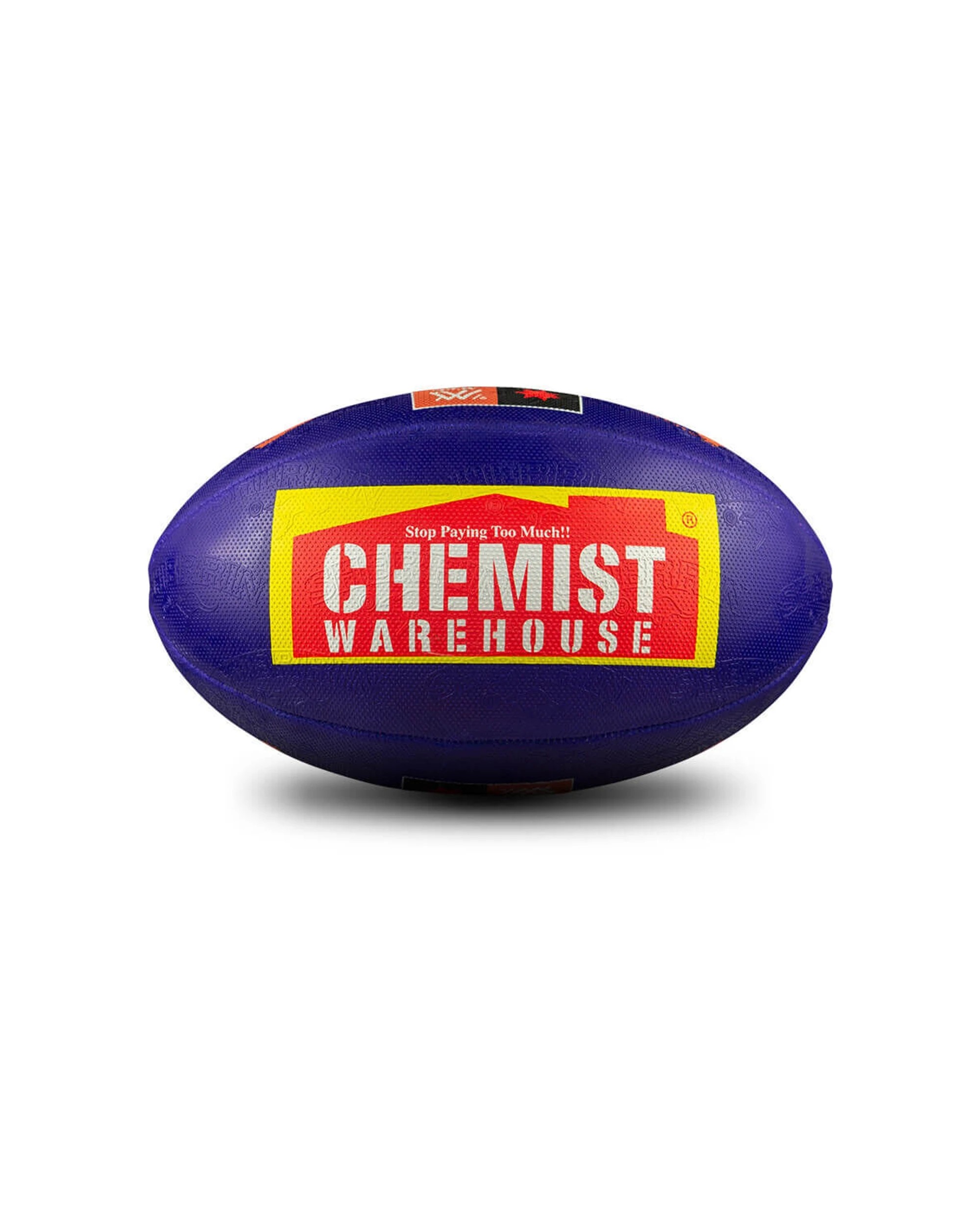 3 Sherrin AFLW Replica All Surface Synthetic Rubber Football 2 Pack Size 4 - Purple, 3 of 5
