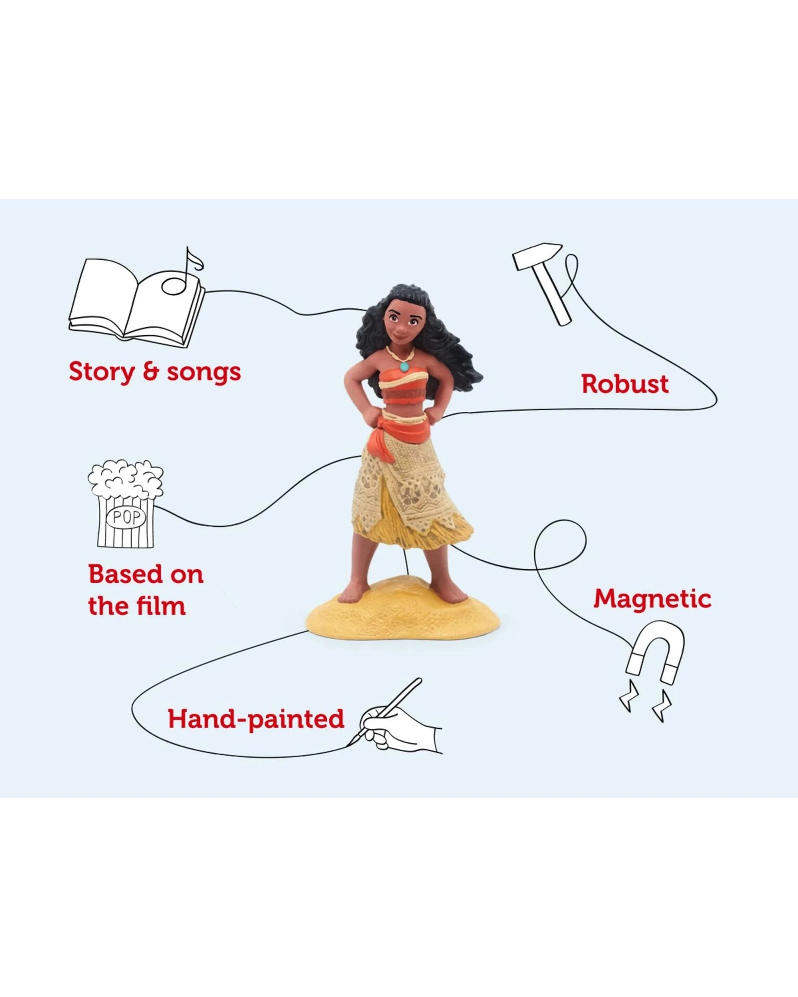 3 Tonies - Disney - Moana - Tonie Audio Character - Multi, 3 of 6
