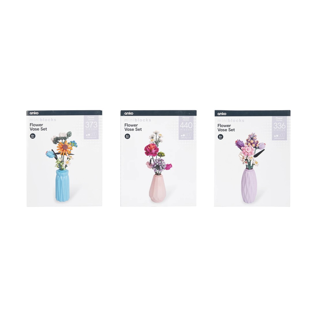 1 Mini Blocks Flower Series: Flower Vase Set - Assorted, 1 of 4