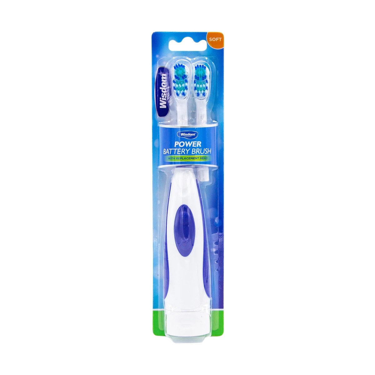 1 Wisdom Power Battery Brush with Replacement Head