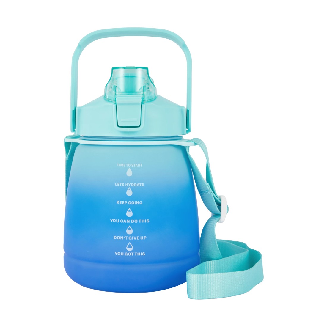 1 1.1L Blue Intake Drink Bottle with Handle, 1 of 6