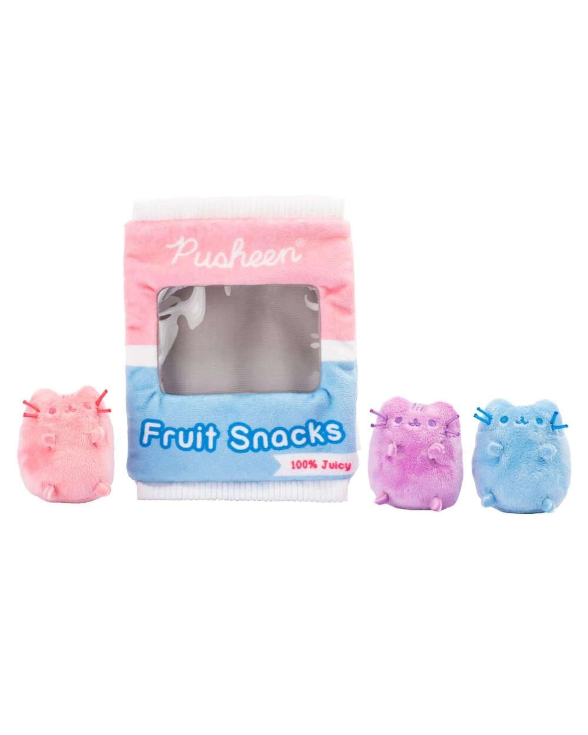 2 Pusheen Fruit Snacks in a Plush Bag, 2 of 4