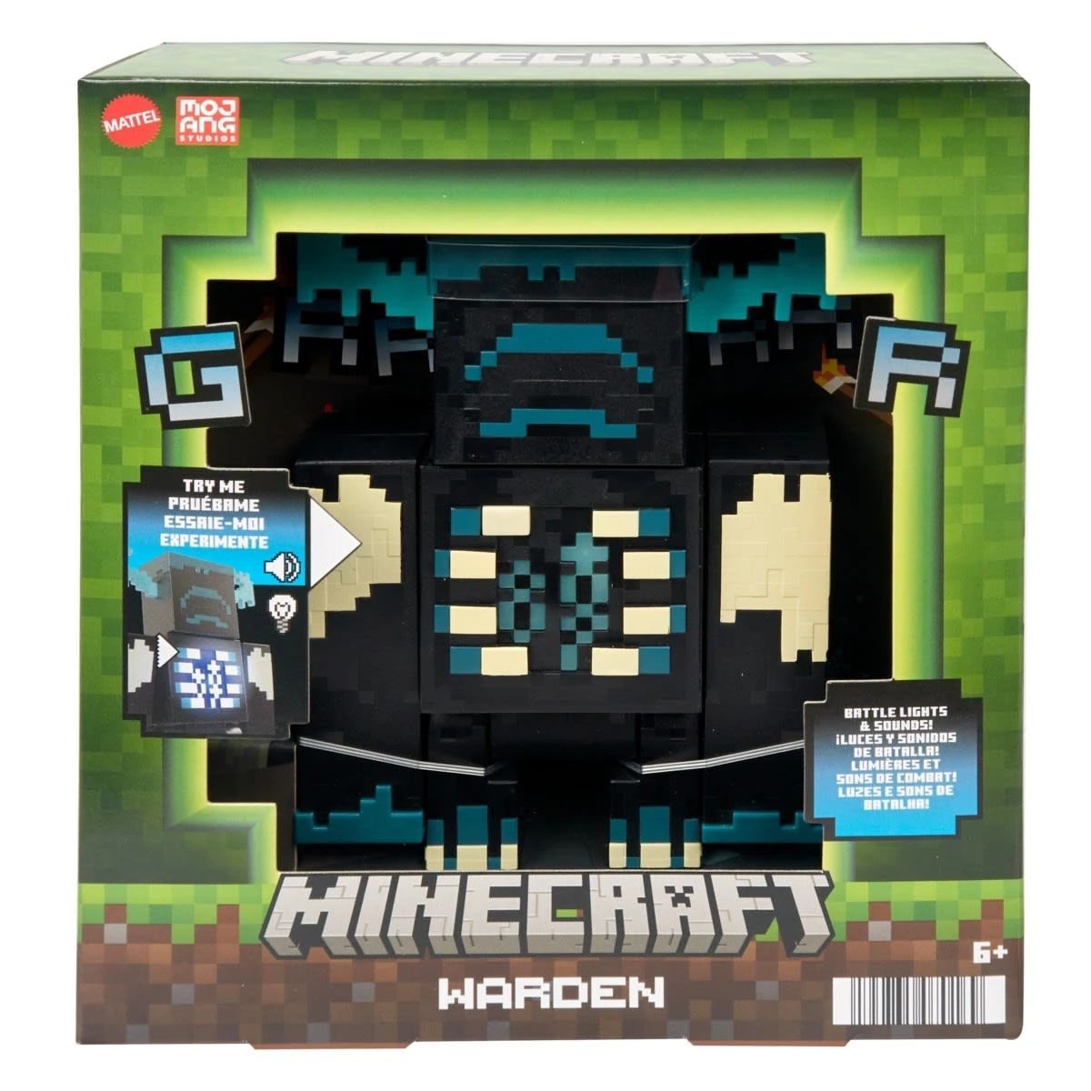 1 Minecraft Warden Action Figure, 1 of 5