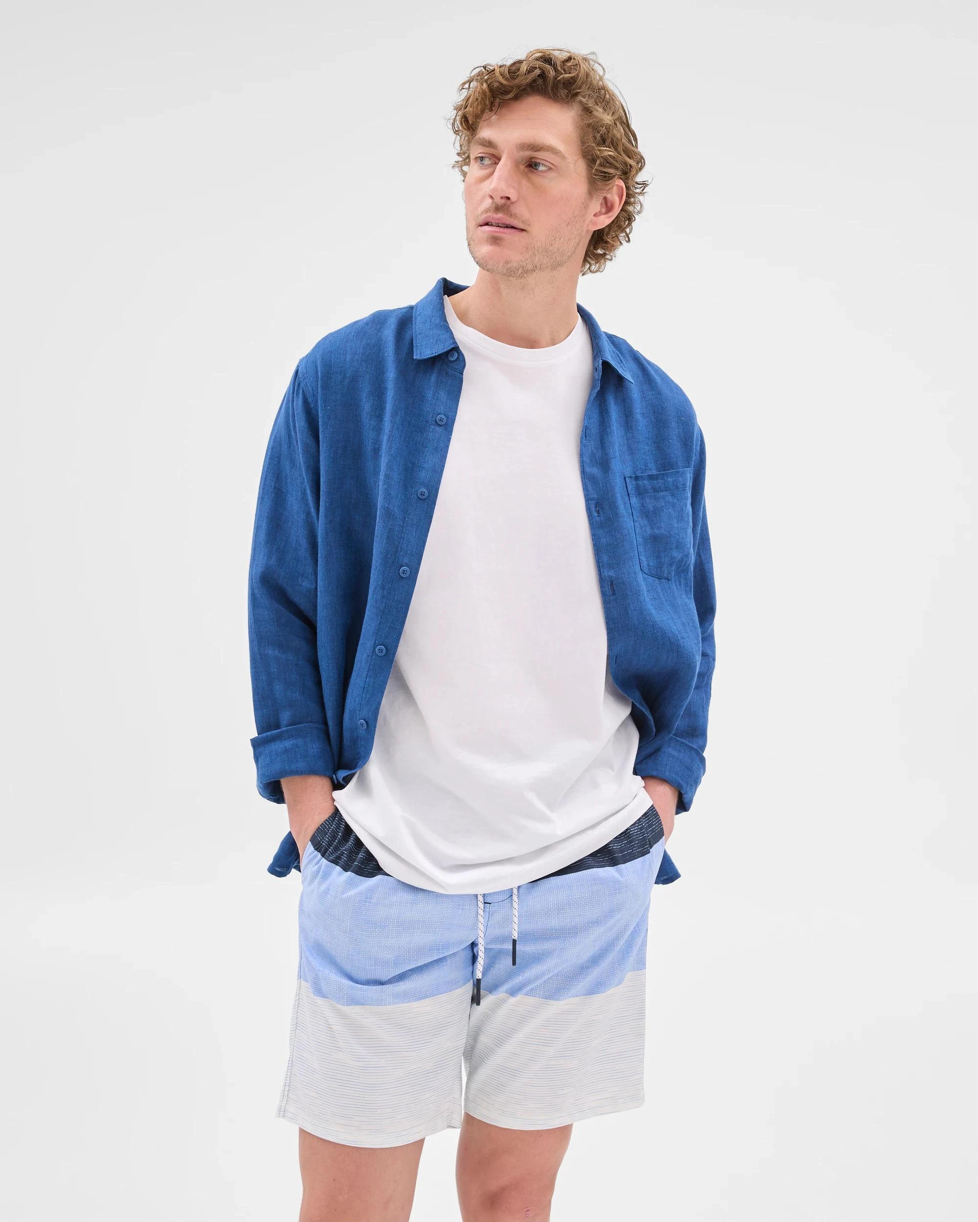 6 Target Blocked Swim Boardshorts BLUE, 6 of 10