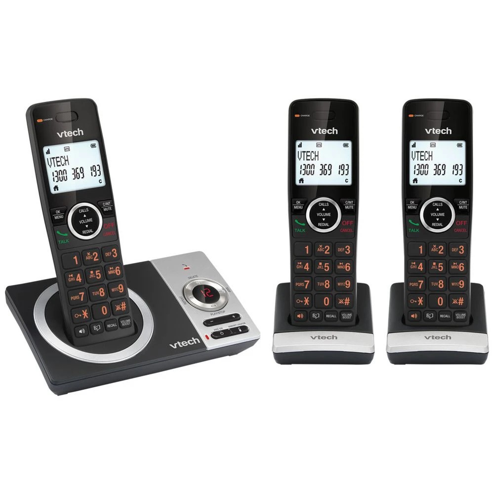 1 VTech CLS22050 DECT Cordless Phone 3 Handset, 1 of 1
