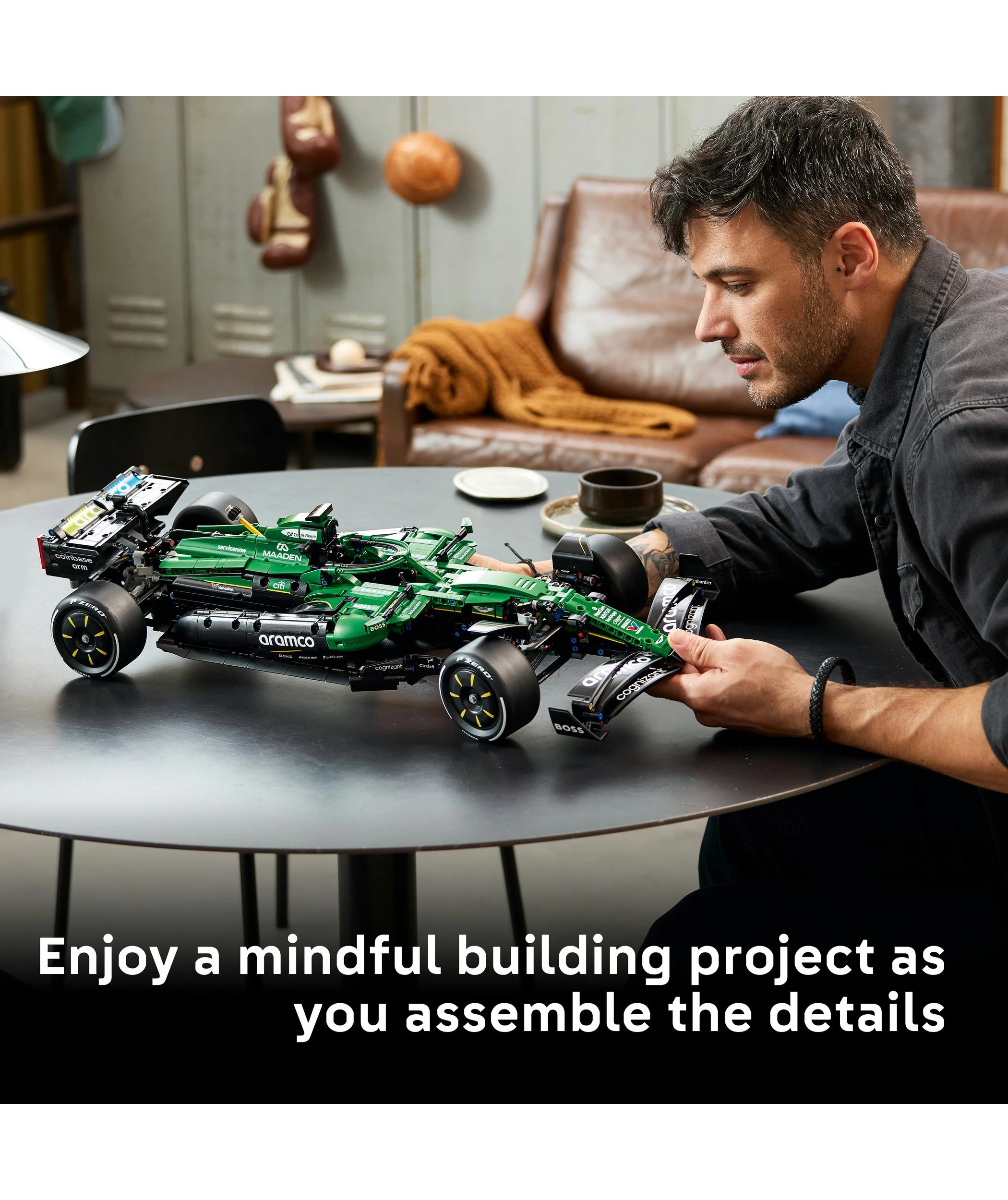 5 LEGO Technic Aston Martin Aramco AMR25 F1 Car 42240, 5 of 10