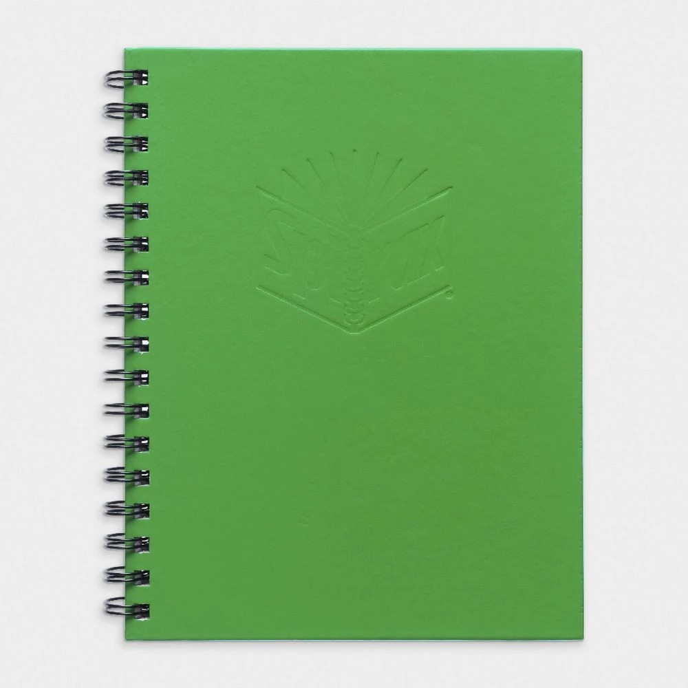 2 Spirax A5 Hard Cover Notebook 200 Page Green, 2 of 4