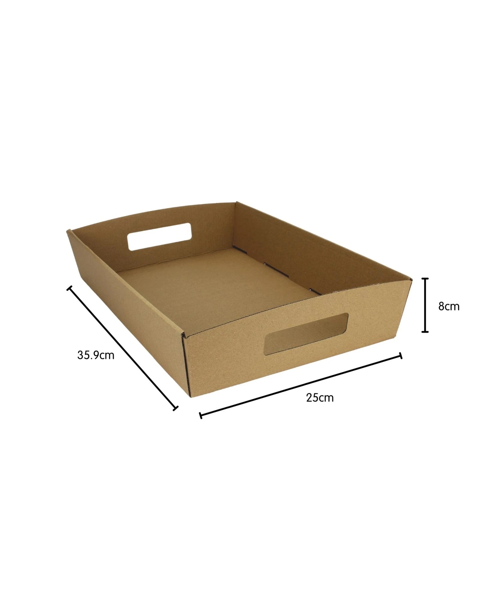 2 Spice Kitchen Cardboard Grazing Tray with Handles 35.9cm x 25cm x 8cm, 2 of 2