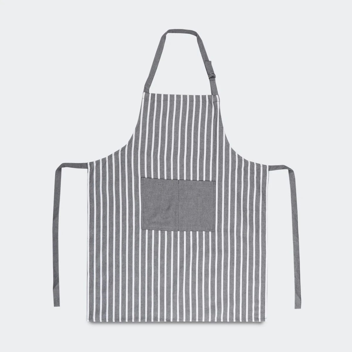 1 Grey Chambray Apron, 1 of 4