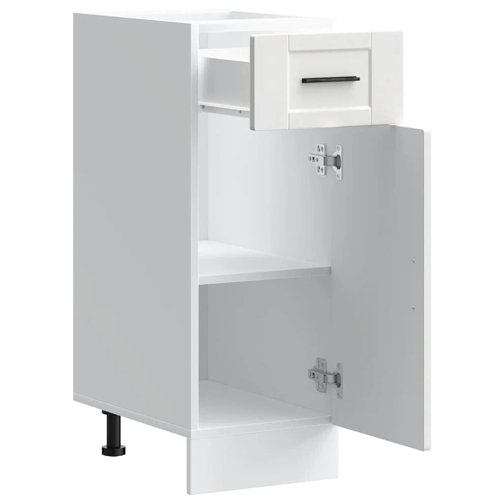 5 vidaXL Wooden Dishwasher Panel Ample Storage - White, 5 of 9