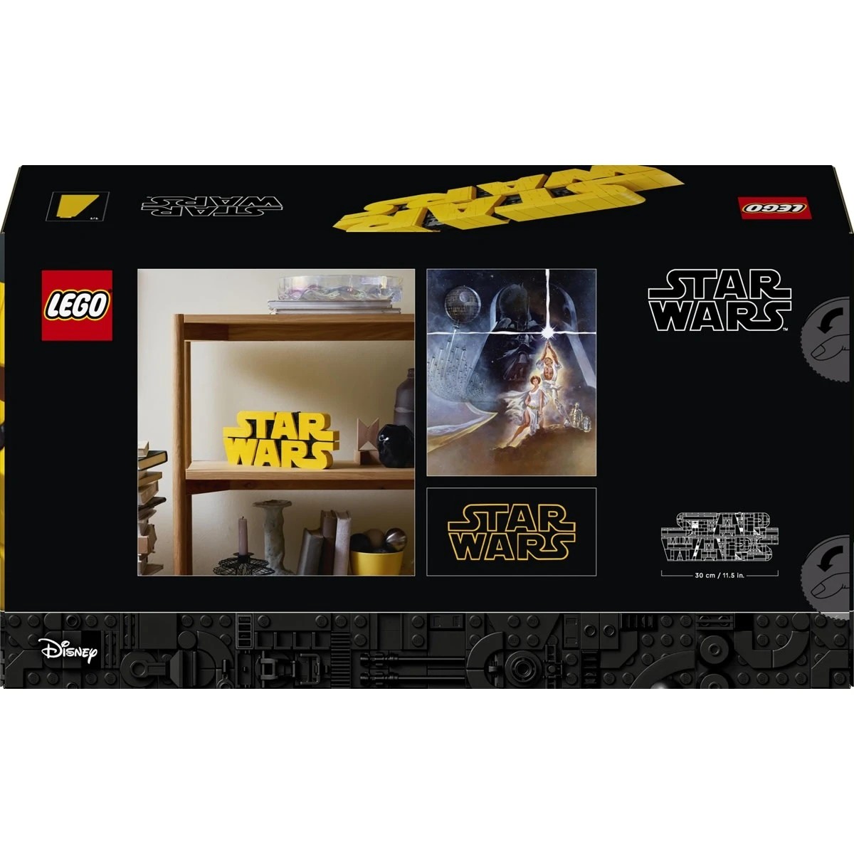 8 LEGO Star Wars Brick-Built Star Wars Logo 75407, 8 of 8